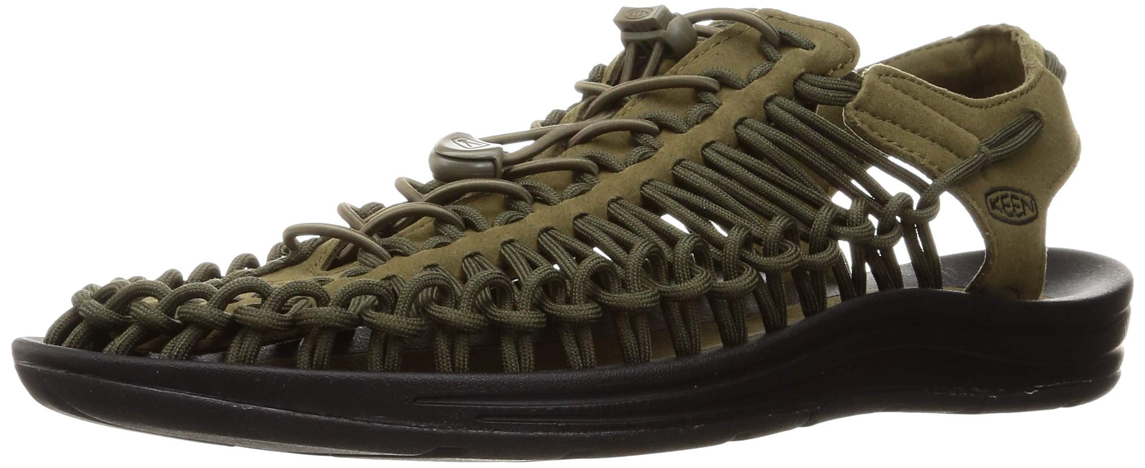 KEEN Men's Uneek Classic Two Cord Sandals - Breathable Outdoor Adventure Sandals for Hiking, Travel & Water Activities | Lightweight & Durable Walking Shoes