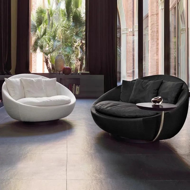 360° Rotating Lazy Sofa Chair - Reclining Lounge Chair for Living Room, Bedroom & Office - Comfortable Swivel Seat for Relaxing, Reading & Napping