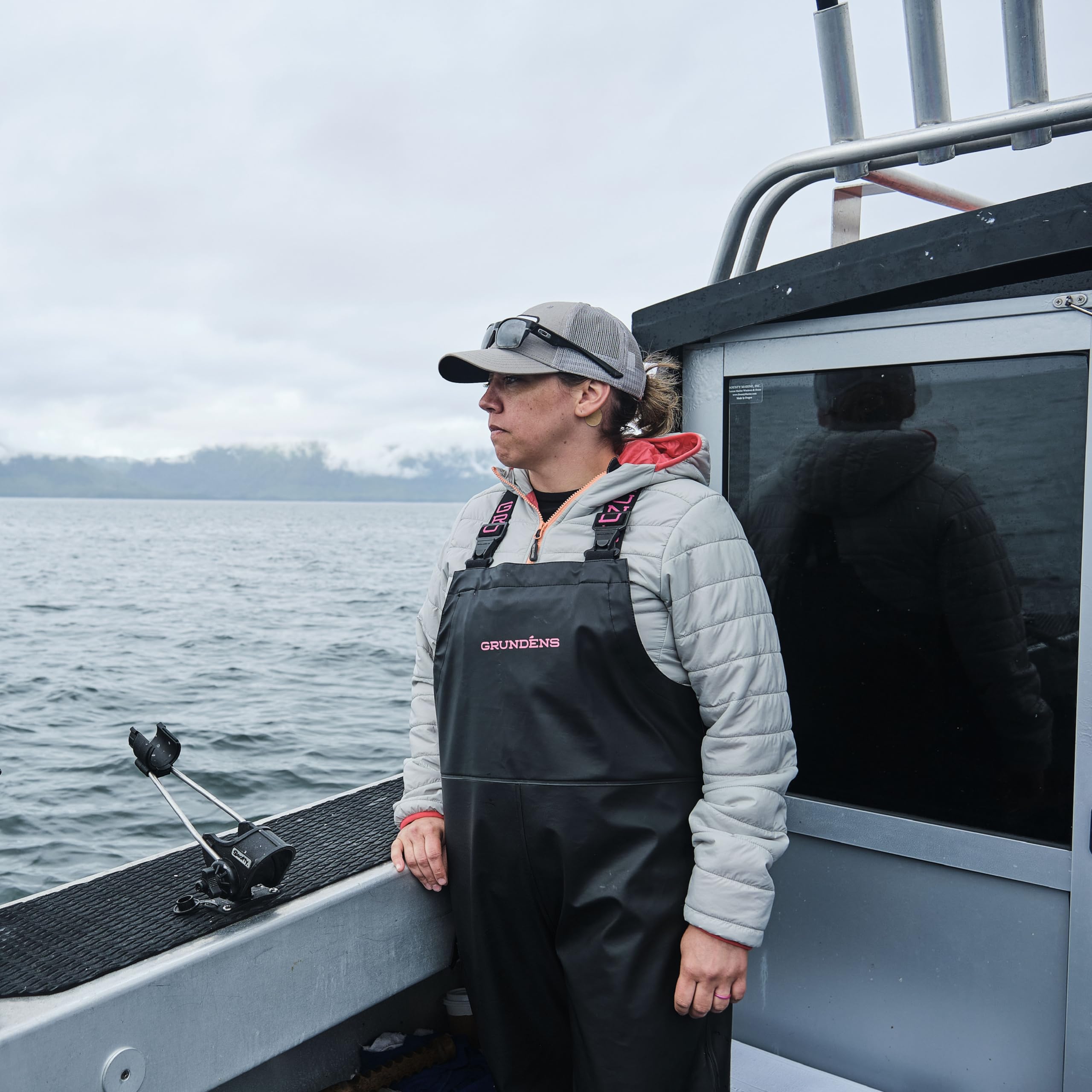 Grundéns Women’s Neptune Commercial Fishing Bib Pants - Waterproof, Adjustable Workwear for Fishing, Boating & Outdoor Activities
