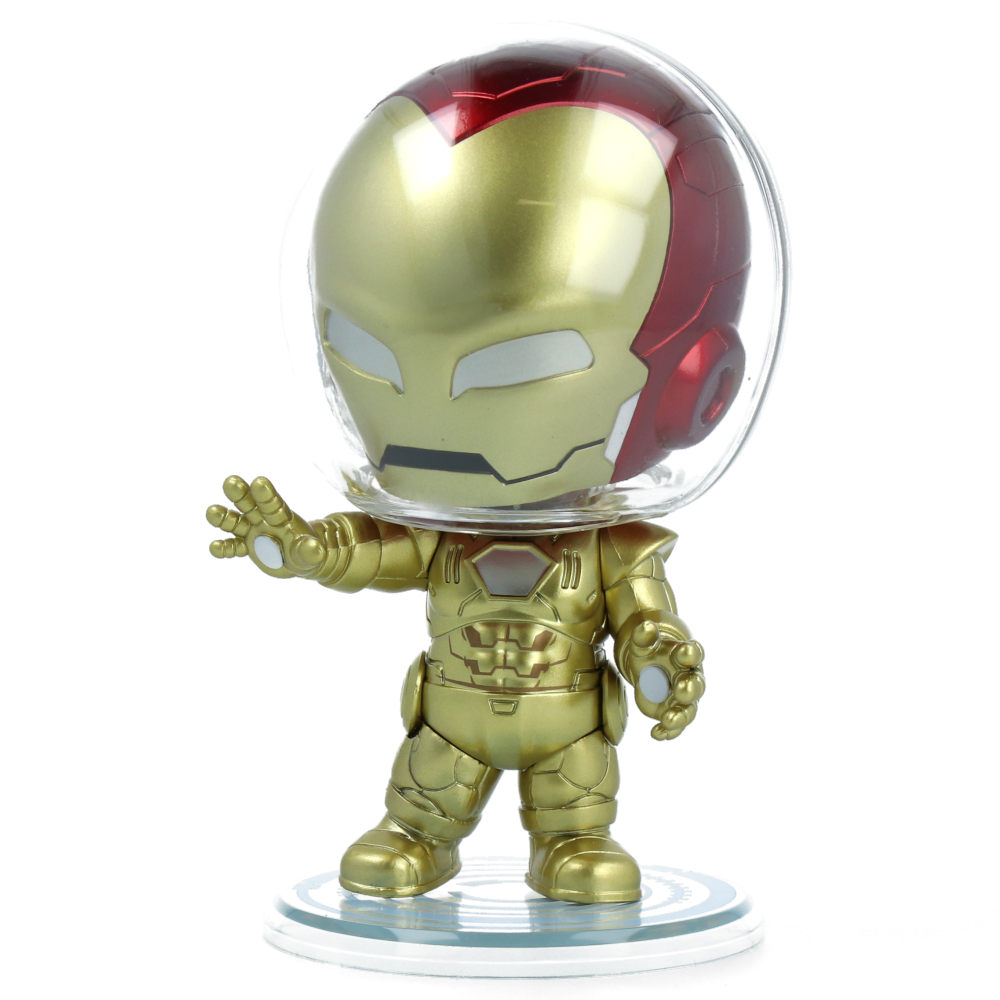 Marvel Iron Man Cosbaby Figure Set (5pcs) - Collectible Superhero Action Figures for Display, Gifts & Marvel Fans