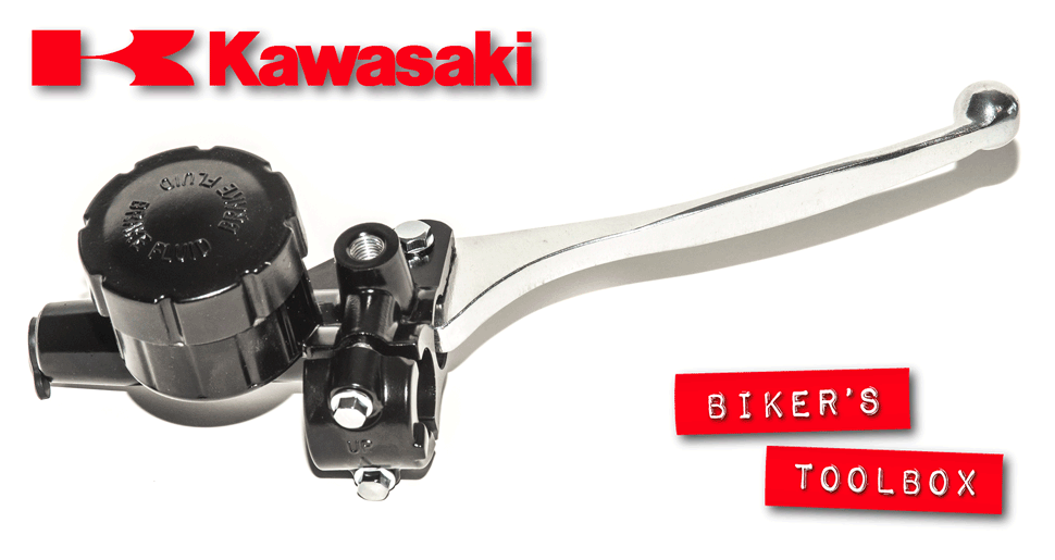 Kawasaki Classic Round Front Master Cylinder - High-Performance Brake System for Motorcycles, Cruisers & ATVs - Perfect for Upgrades & Restorations