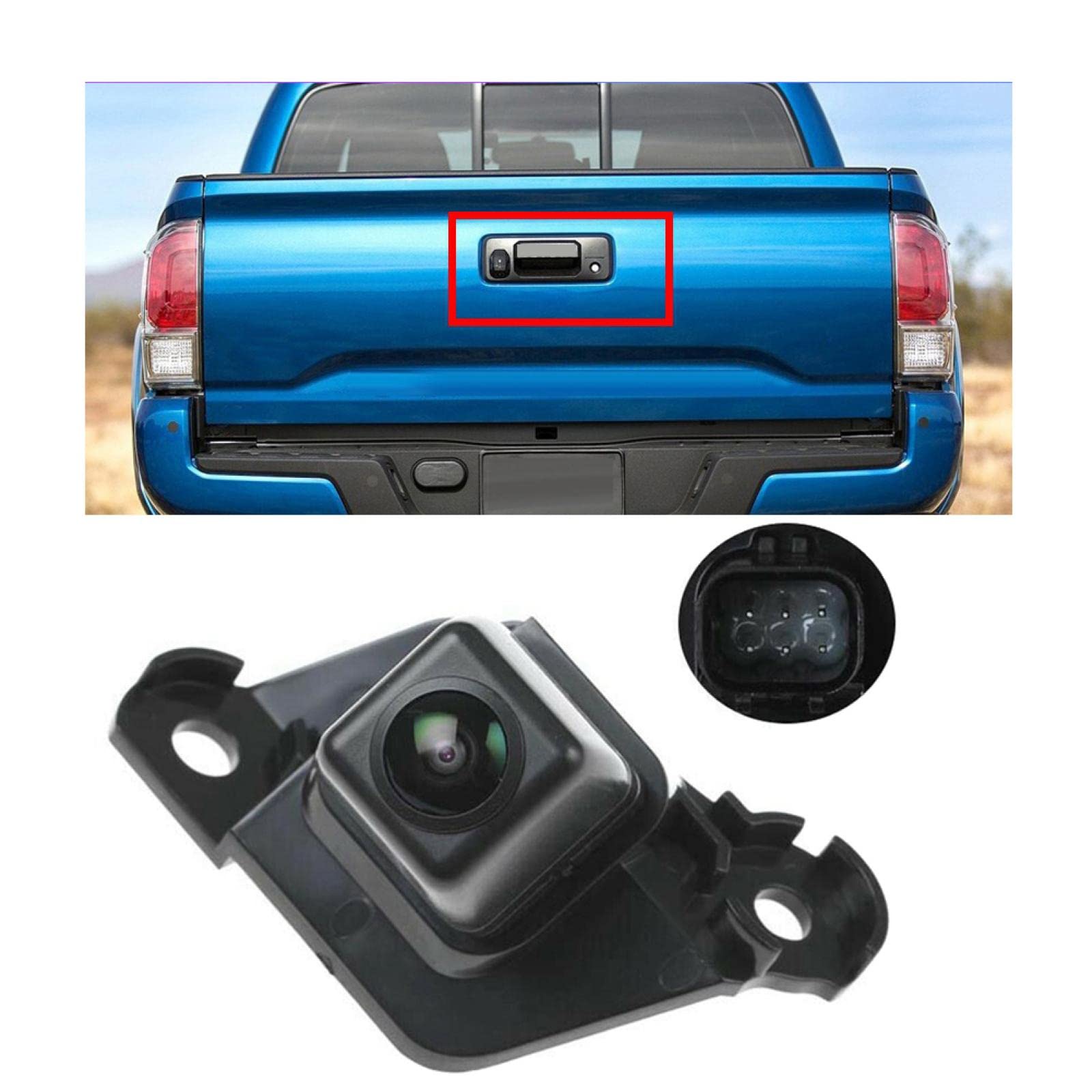 GKHOWIU Car Reverse Backup Camera for Toyota Tacoma 2014-2015 Models (86790-04021) - HD Rear View Parking Camera for Safe Driving & Easy Installation - Perfect for Off-Roading, Towing & Night Driving