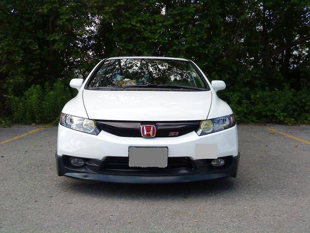 2009-2011 Honda Civic 4 Door Sedan Mugen Style Front Bumper Lip Spoiler - Durable PU Material for Enhanced Aerodynamics & Sporty Look - Perfect for Car Enthusiasts & Street Racing Upgrades