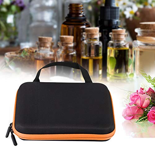 Premium EVA Essential Oil Organizer - Travel-Friendly Essential Oil Holder for Aromatherapy, Storage & Moving (Bright Orange) - Perfect for Home, Office & On-The-Go Use