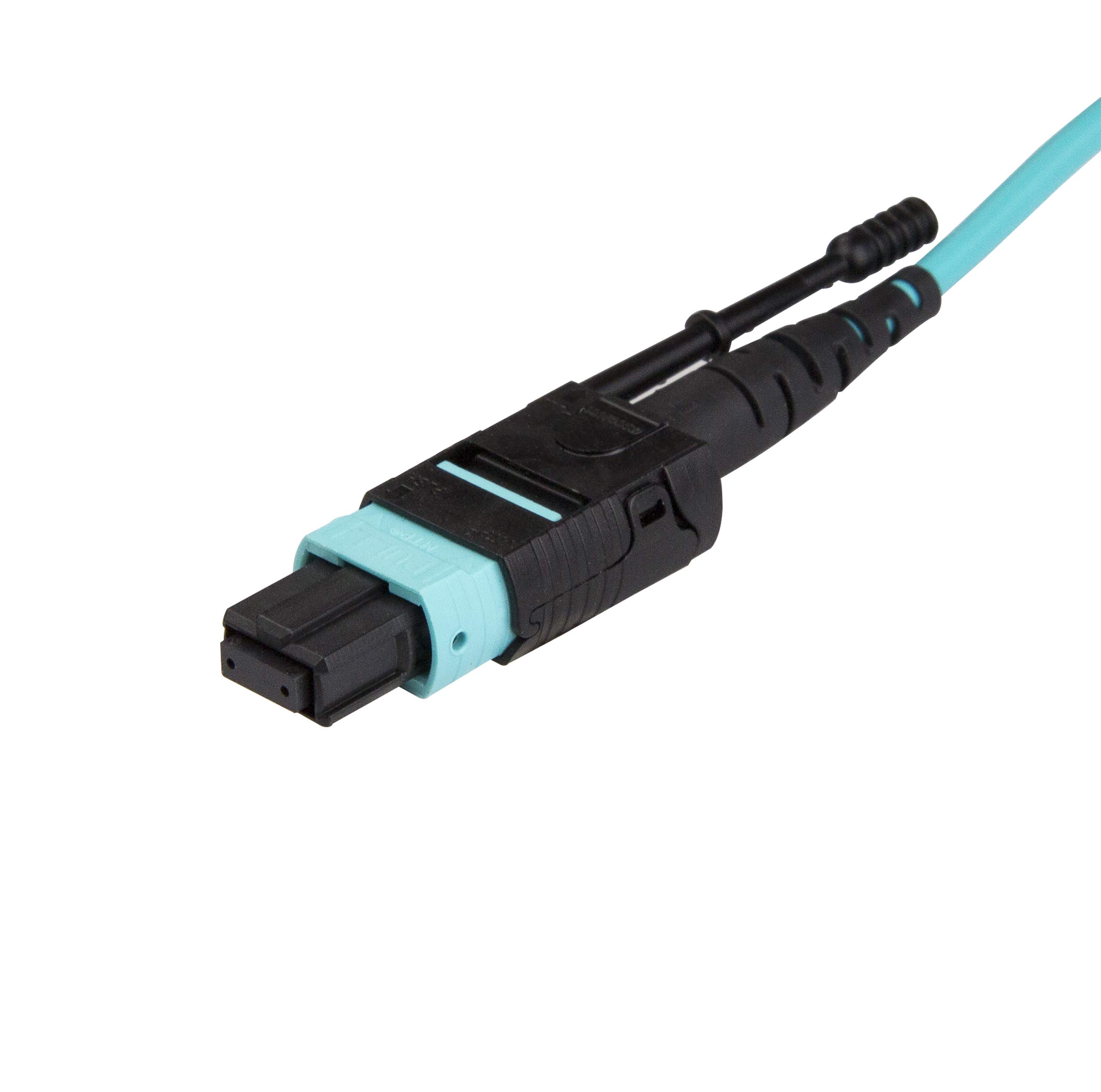 StarTech.com 1m (3ft) OM3 Multimode Fiber Optic Patch Cable - 50/125μm, 40Gbps, Low Insertion Loss, MPO to MPO Connector for High-Speed Data Centers, Server Rooms & Network Installations