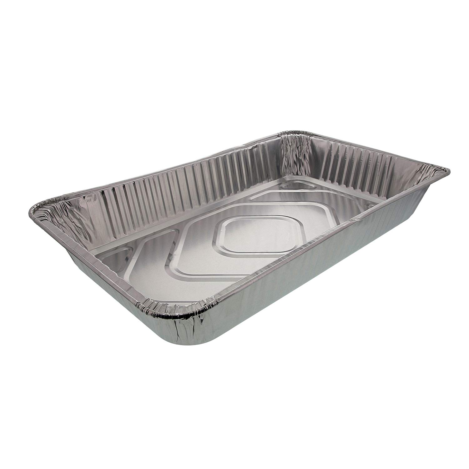 Royal Disposable Full Size Deep Aluminum Pans - 50 Pack for Catering, Baking & Food Storage | Heavy Duty Foil Trays for Parties, Restaurants & Meal Prep