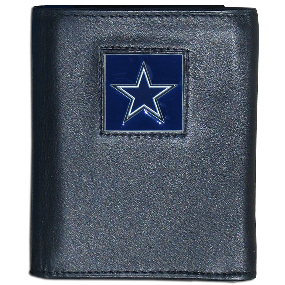 Premium Men's Leather Tri-Fold Wallet - RFID Blocking, Multiple Card Slots & ID Window - Gift Box Included - Perfect for Everyday Use, Travel & Business