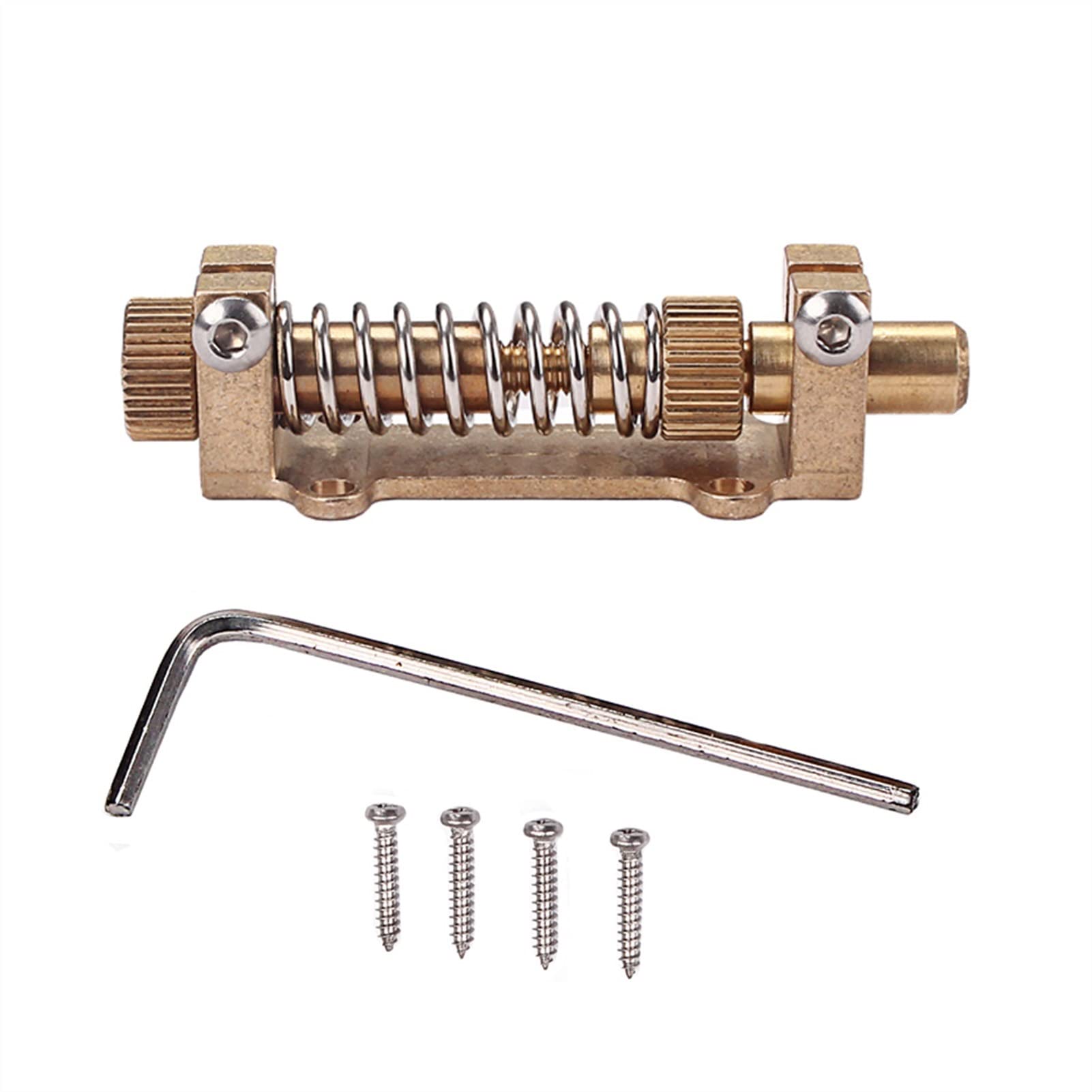 Premium Brass Tremolo Bridge System with Spring Stabilizer for Electric Guitar - High-Quality Guitar Parts Kit for Smooth Vibrato & Stable Tuning - Perfect for Rock, Blues & Metal Performances
