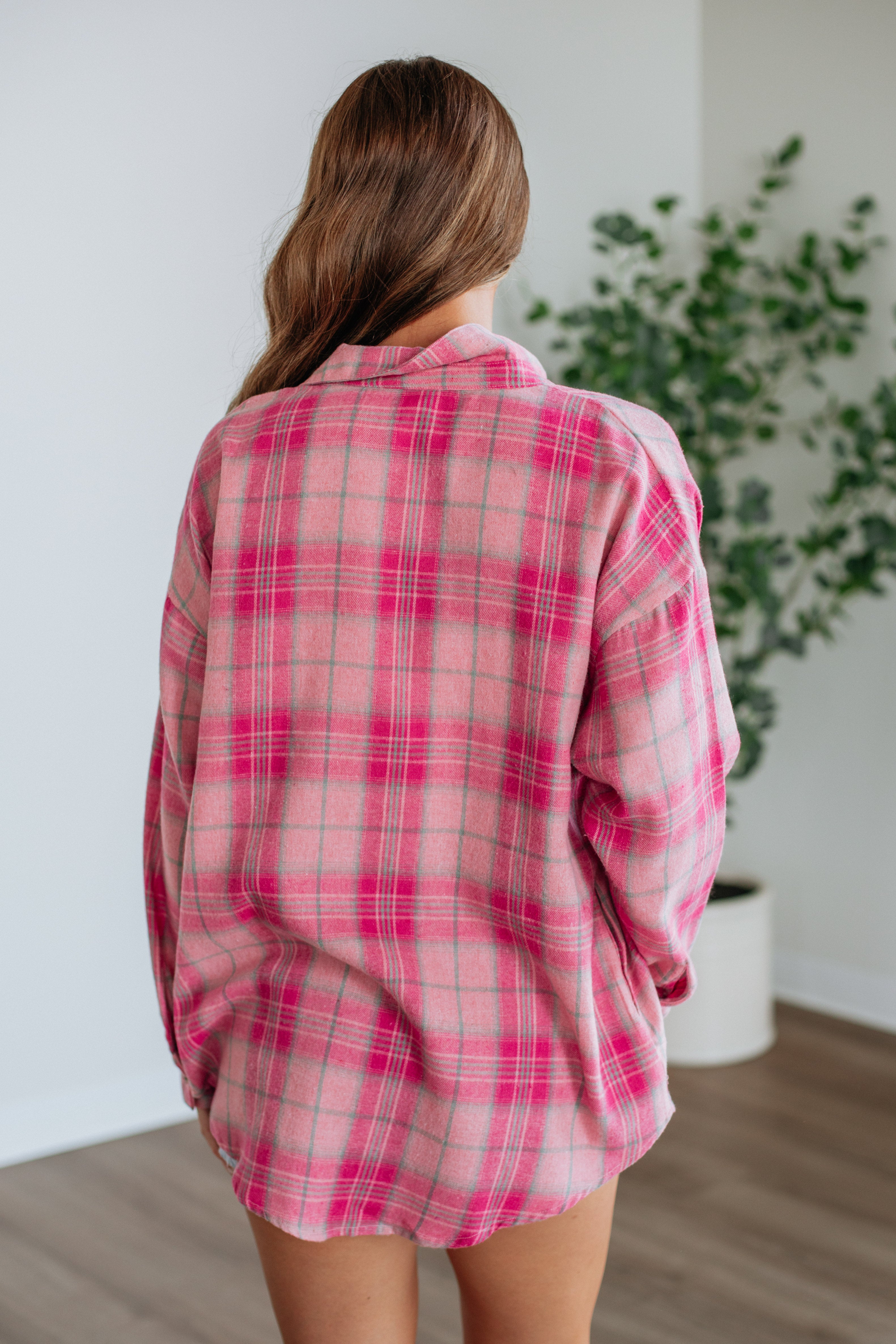 Gabriella Soft Flannel Shirt for Women - Cozy Plaid Long Sleeve Button Down Top - Perfect for Fall, Winter & Layering Outfits