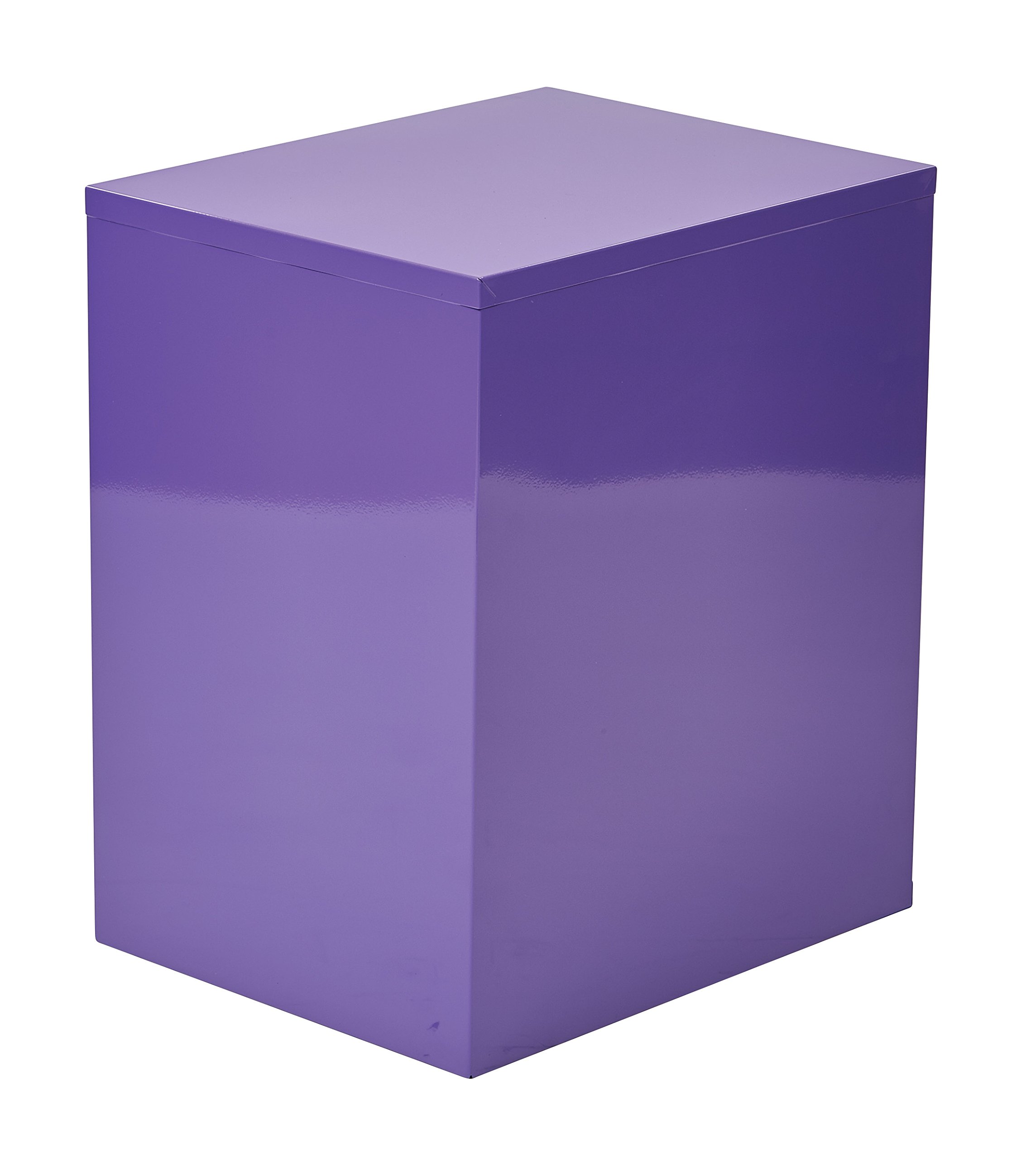 Heavy Duty 3-Drawer Metal File Cabinet for Office - OSP Home Furnishings HPB Purple File Storage Cabinet for Documents & Office Supplies | Perfect for Home Office, School, and Business Organization