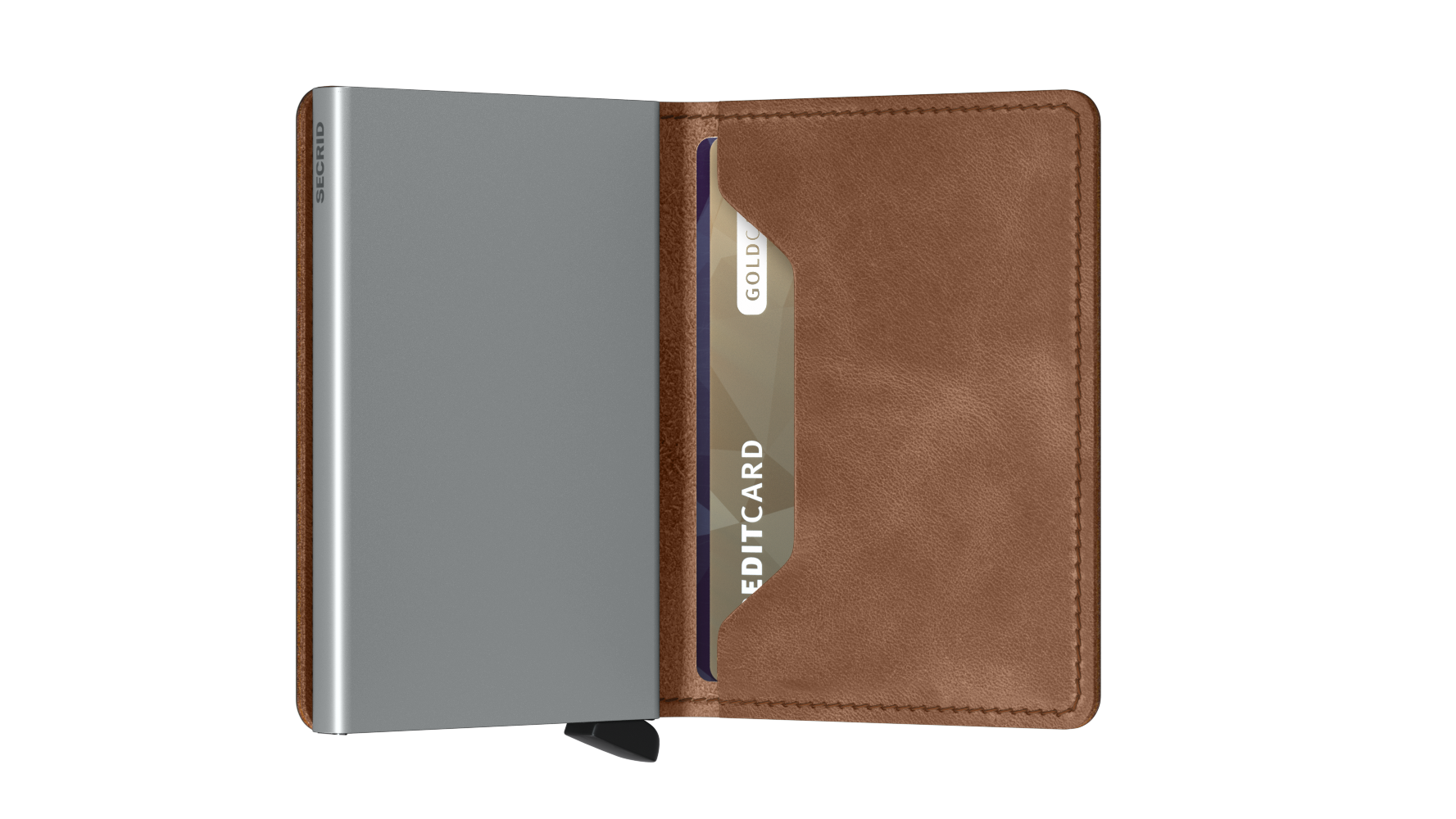 SECRID Slimwallet Vintage - RFID Blocking Leather Wallet for Men & Women | Compact & Stylish Card Holder for Everyday Use, Travel & Business