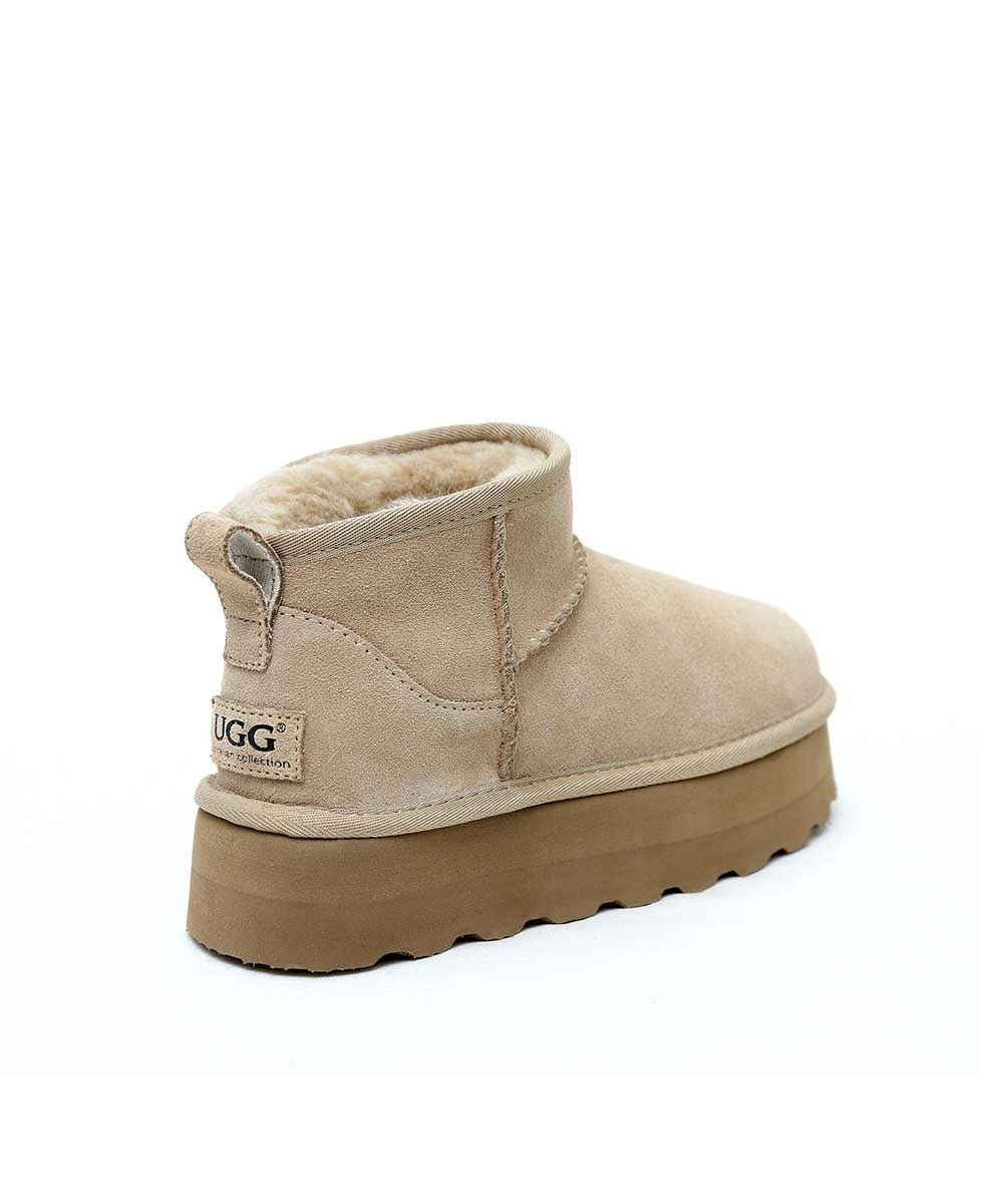 Women's UGG Platform Ultra Mini Boots - Cozy Winter Fashion for Women | Perfect for Casual Outfits, Snow Days & Street Style
