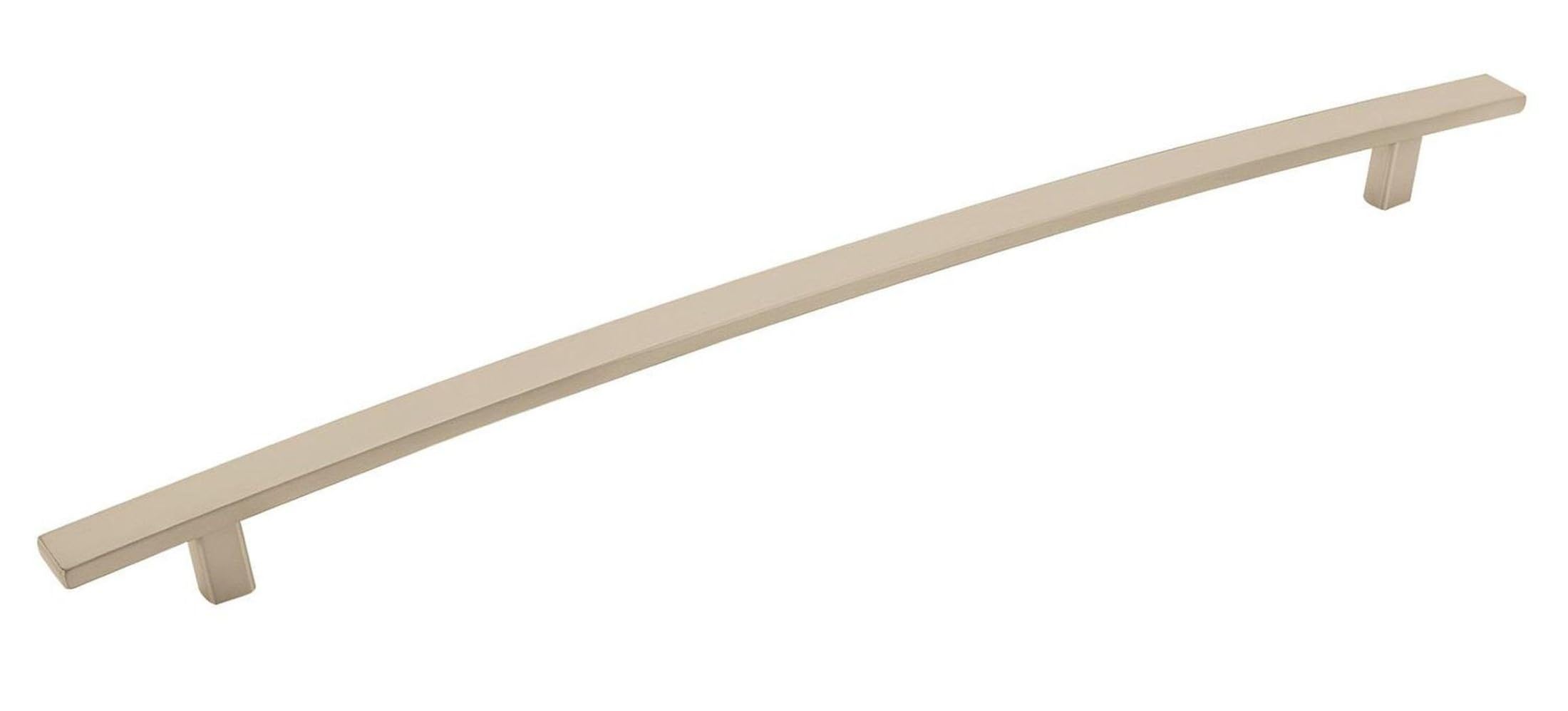 Amerock Cyprus 18 Inch (457mm) Satin Nickel Appliance Pull - 1 Pack Cabinet & Drawer Handle for Kitchen, Bathroom & Furniture Hardware Upgrade