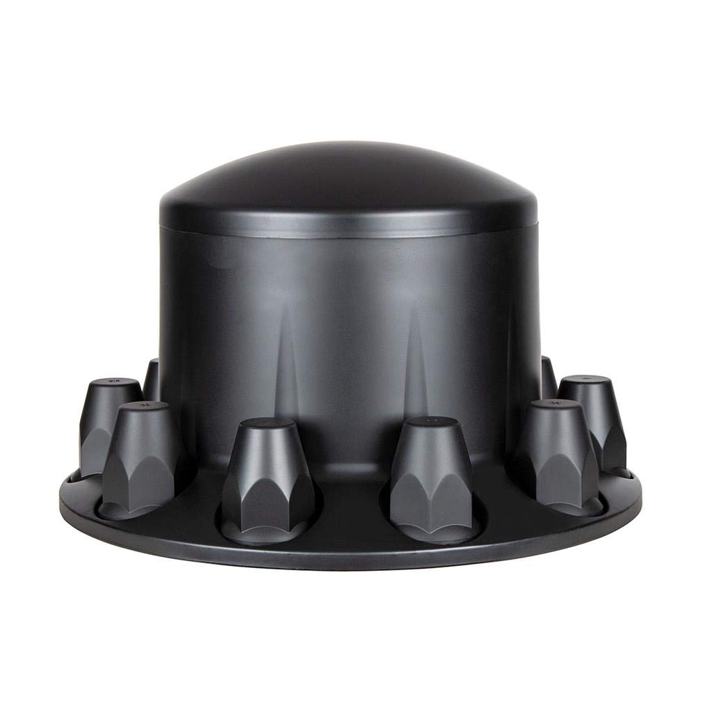 33MM Thread Matte Black Dome Axle Cover Combo Kit with Nut Cover Tool - Perfect for Car Wheel Maintenance & Customization