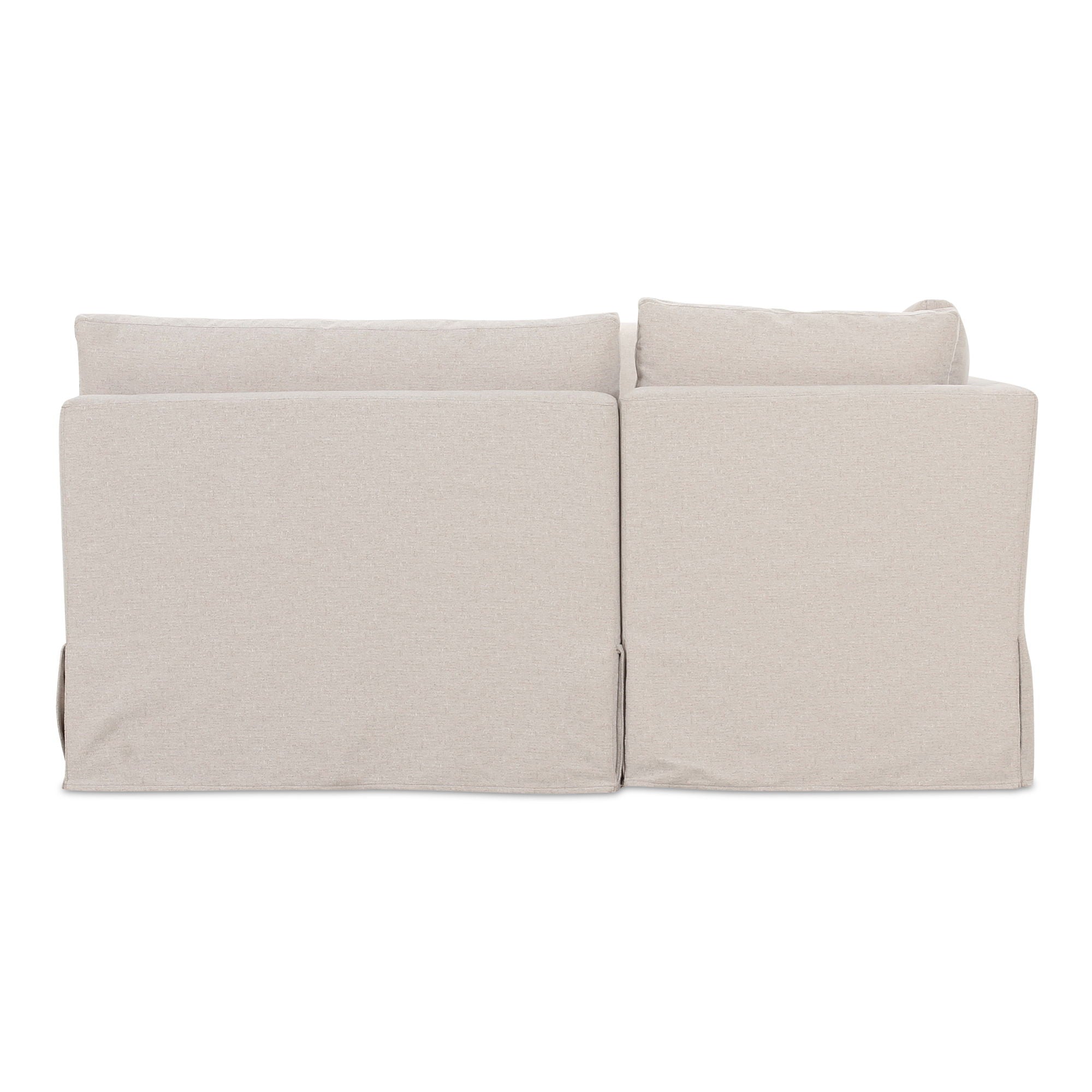5-Piece U-Shaped Slipcover Dining Banquette Set in Beige - Perfect for Kitchen Nooks, Breakfast Corners & Small Space Dining