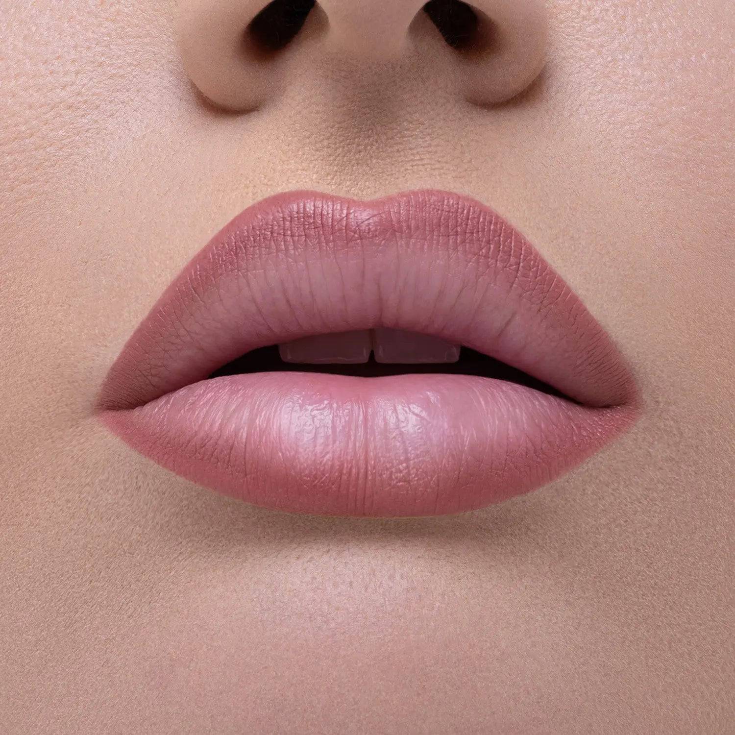 Nude Lip Crayon - Natural Matte Lipstick for Everyday Wear | Perfect for Office, Date Night & Casual Outings