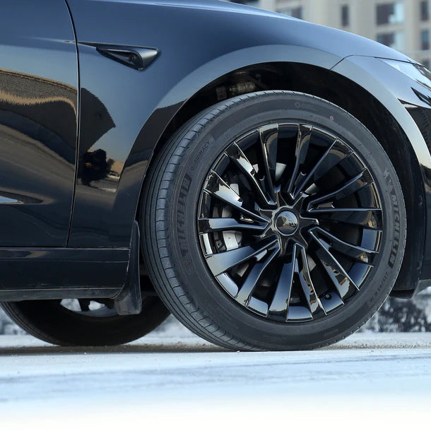 Tesla Nova Style Wheel Cover for Model 3 Highland 18-Inch Wheels - 1PC, Premium Hubcap for Enhanced Style & Protection (Perfect for Road Trips & Daily Commutes)