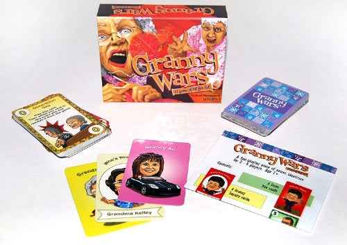 Granny Wars Strategy Card Game - Fun Family Board Game for Adults & Kids - Perfect for Parties, Game Nights & Gifts