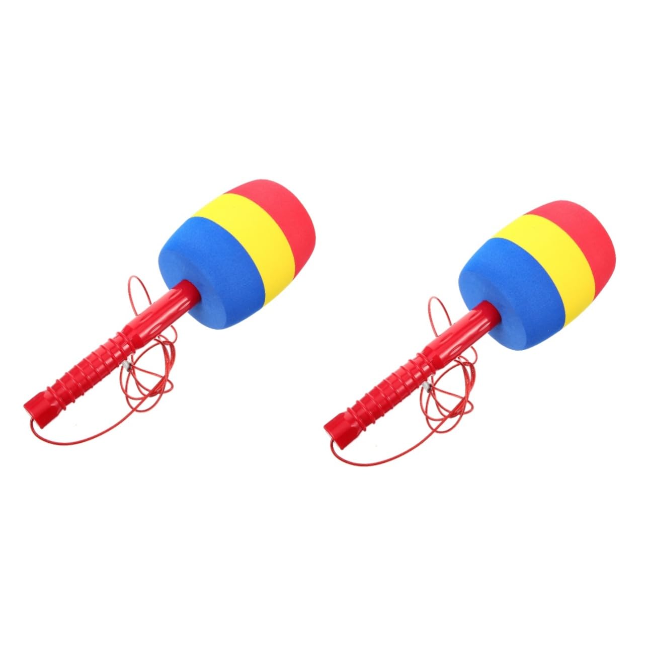 FOYTOKI 2 Pack DIY Kids Hammer Toy Set - Plastic Mallet for Toddlers Early Learning, Educational Toys for Boys & Girls - Fun Pounding Hammer Games for Indoor & Outdoor Play