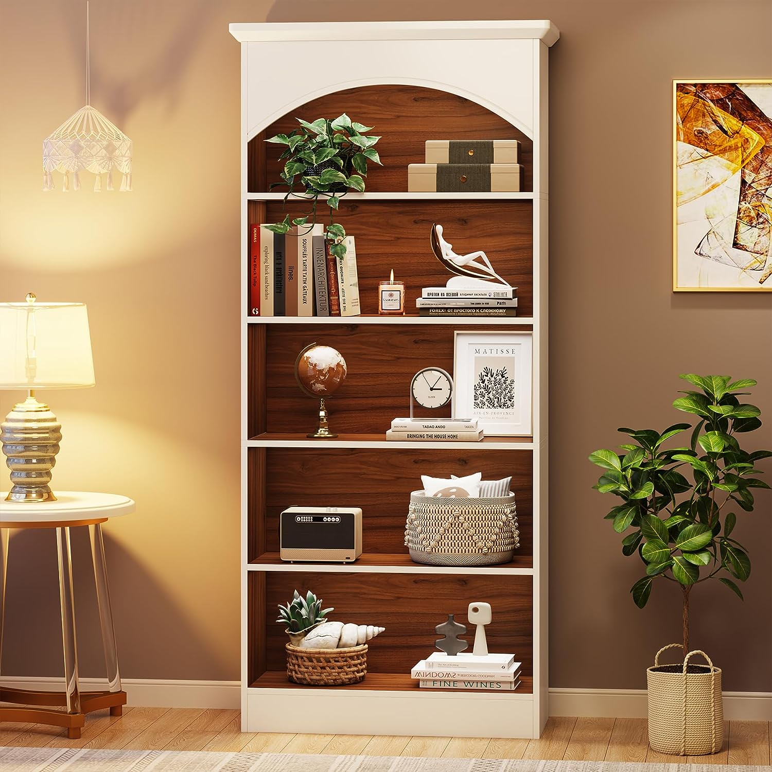 5 Shelf Bookcase, 70.9