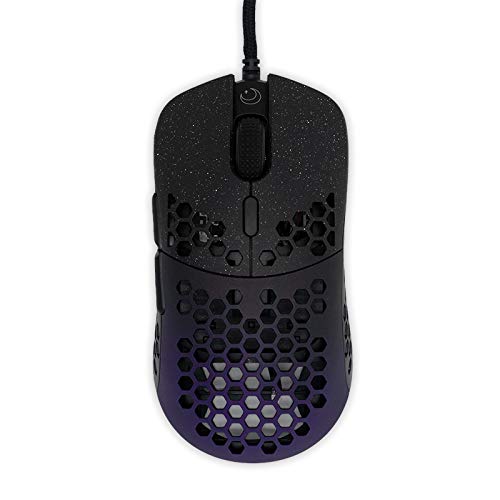 G-Wolves Hati Medium Wired Gaming Mouse - Gradient Purple - Ergonomic RGB Mouse for PC, Esports, FPS & MMO Gaming - Lightweight Design for Pro Gamers & Streamers