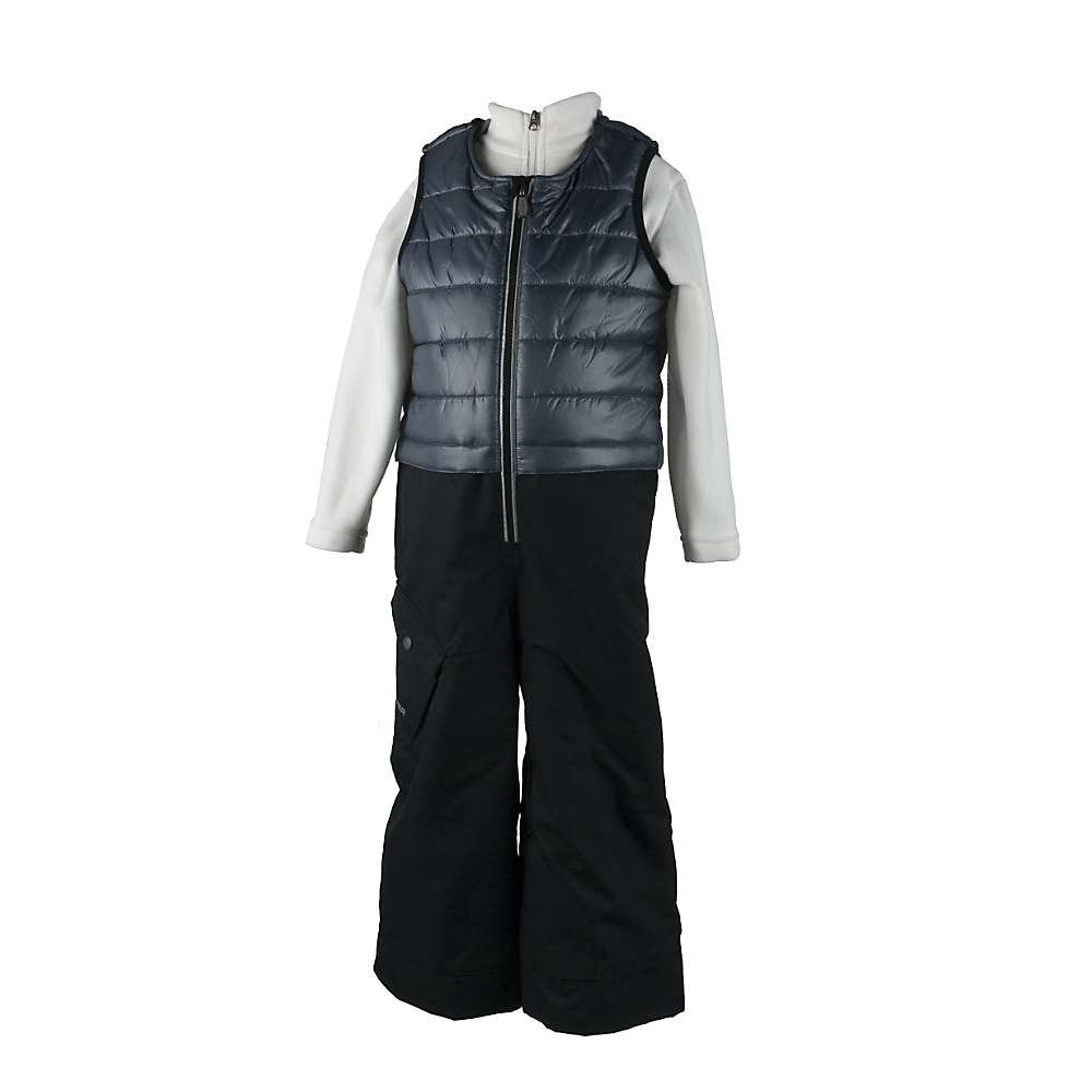 Obermeyer Kids Boys Chilkat Bib Snow Pants - Waterproof Insulated Ski Bibs for Toddler Little Kids Big Kids - Graphite 4T (Toddler) - Perfect for Winter Skiing Snowboarding & Outdoor Play