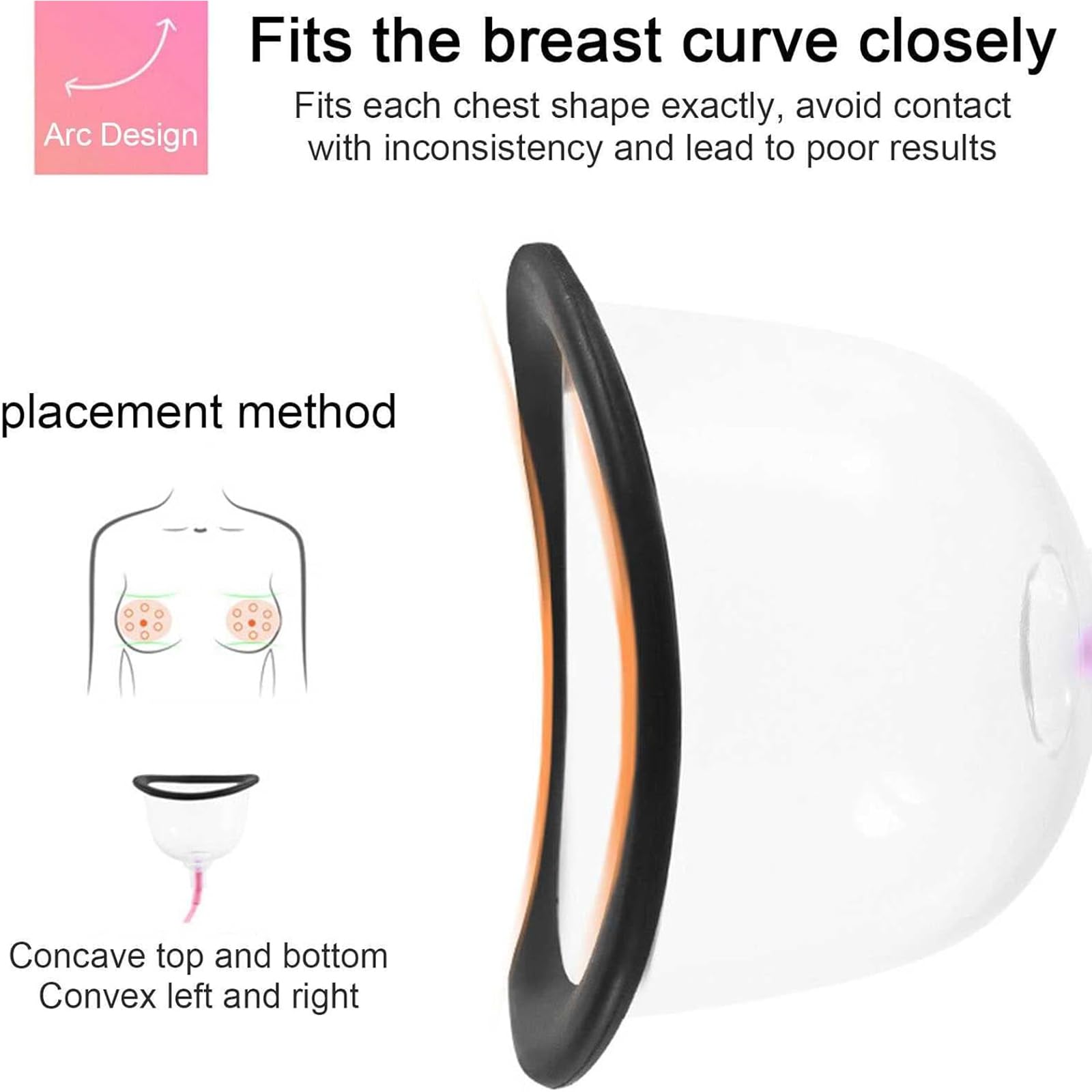 Electric Breast Massager for Women - 4 Shaping Modes, Anti-Sagging & Firming Enhancer, Natural Breast Enlargement Device for Home Use | Perfect for Postpartum Care & Daily Relaxation