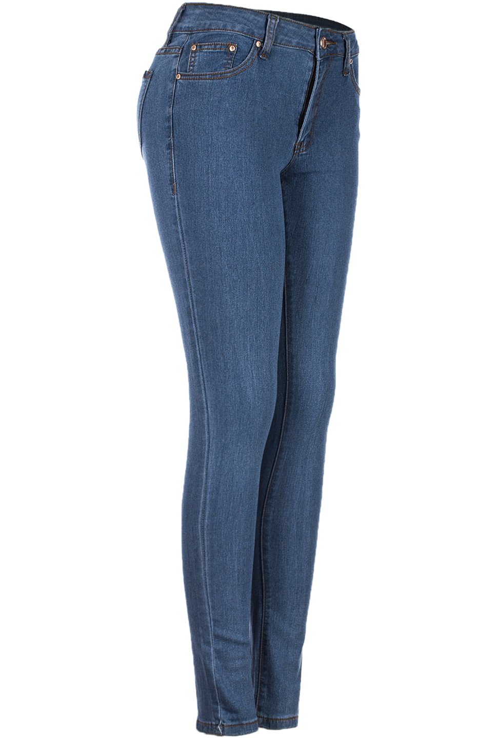 2LUV Women's Stretchy Skinny Jeans - High Waist 5 Pocket Slim Fit Denim Pants for Everyday Wear & Casual Outfits | Office, Dating, Shopping