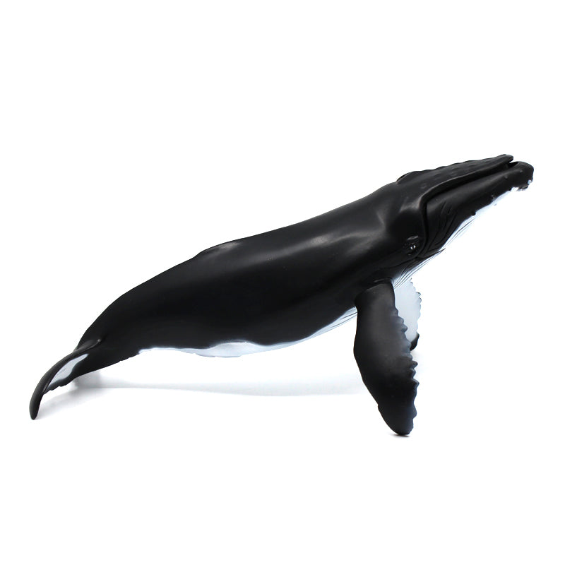 Humpback Whale Figurine - Realistic Handcrafted Marine Animal Decor for Home, Office & Aquarium - Perfect Gift for Ocean Lovers & Marine Life Enthusiasts