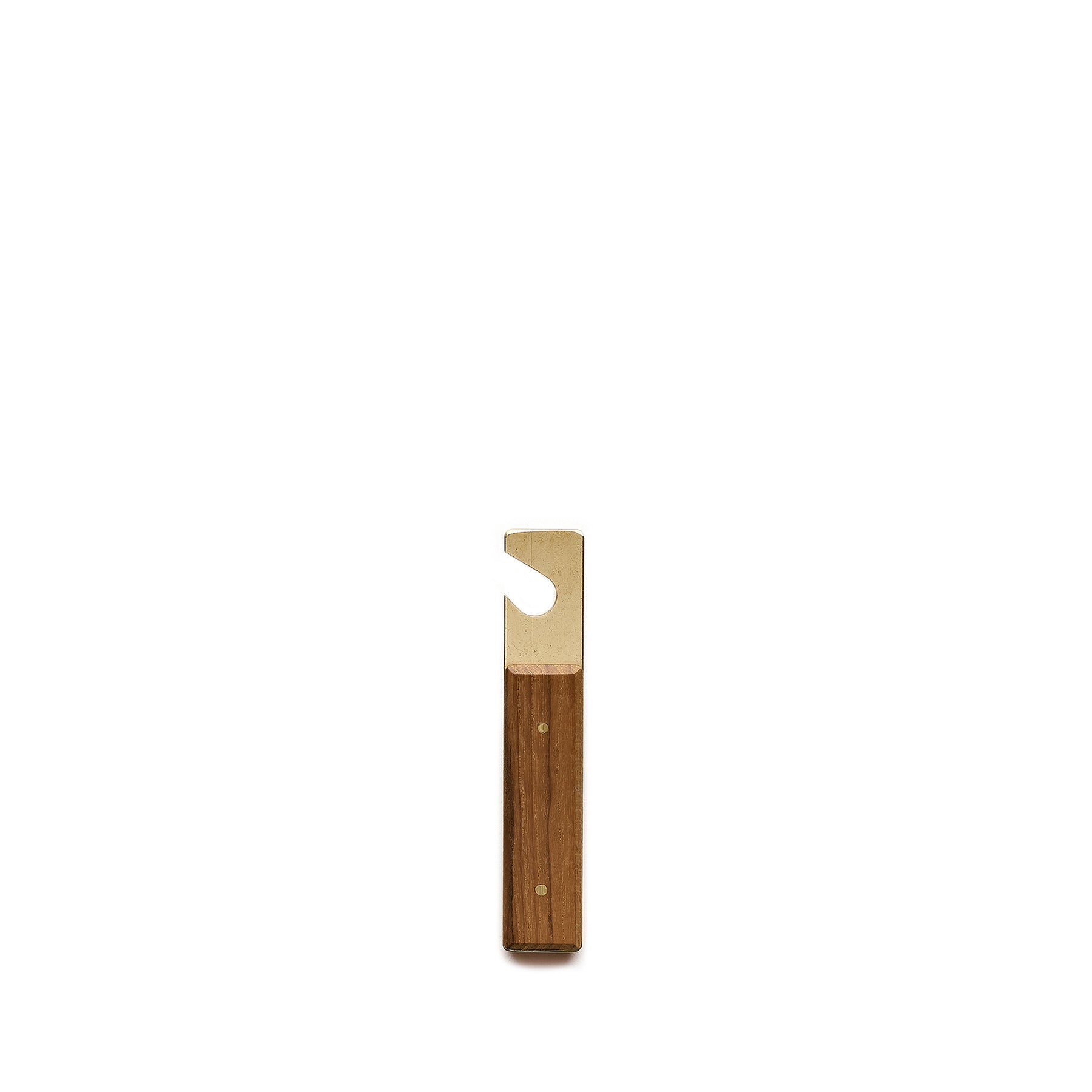 Premium Brass and Walnut Bottle Opener - Vintage Style Bar Tool for Beer, Wine & Soda - Perfect for Home Bars, Parties & Outdoor Gatherings