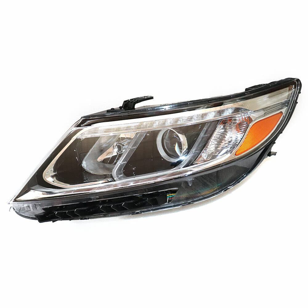 DNYSYSJ LED Headlights Pair Set for 2014-2018 Kia Sorento - Driver & Passenger Side Replacement Headlight Assembly with Chrome Housing & Clear Lens (Part# 92101C6010 92102C6010) - Perfect for Night Driving & Off-Road Adventures