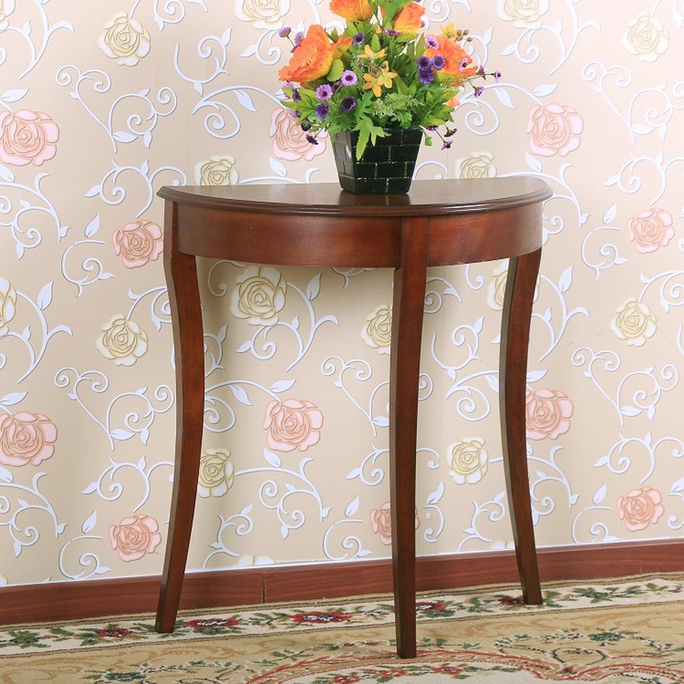 Premium Cedar Flower Display Table - Rustic Wooden Plant Stand for Home & Garden Decor | Perfect for Indoor & Outdoor Floral Arrangements