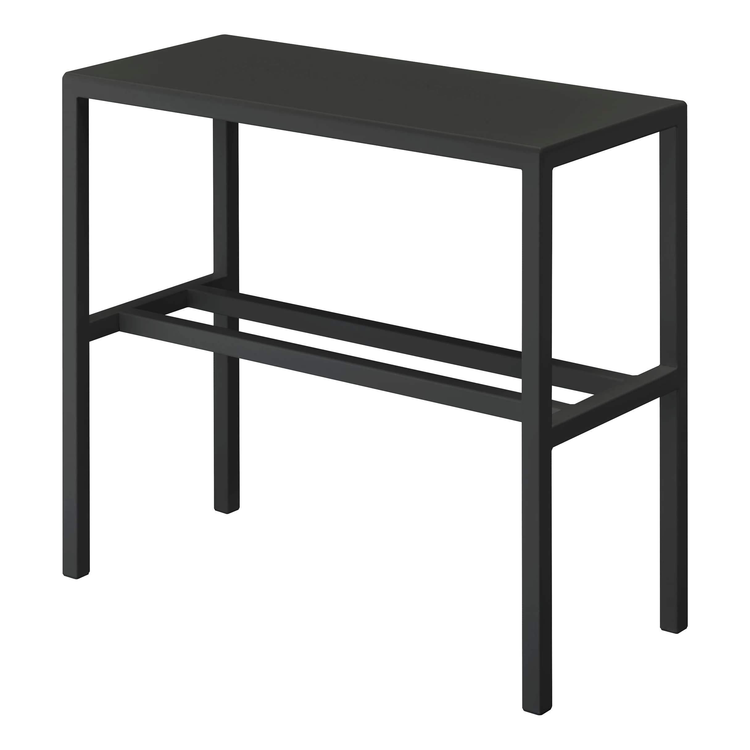 Yamazaki Home 2-Tier Steel Entryway Organizer & Shoe Rack - Black | Space-Saving Storage Solution for Small Apartments, Hallways & Closets | Durable Metal Shoe Shelf for Entryway Organization