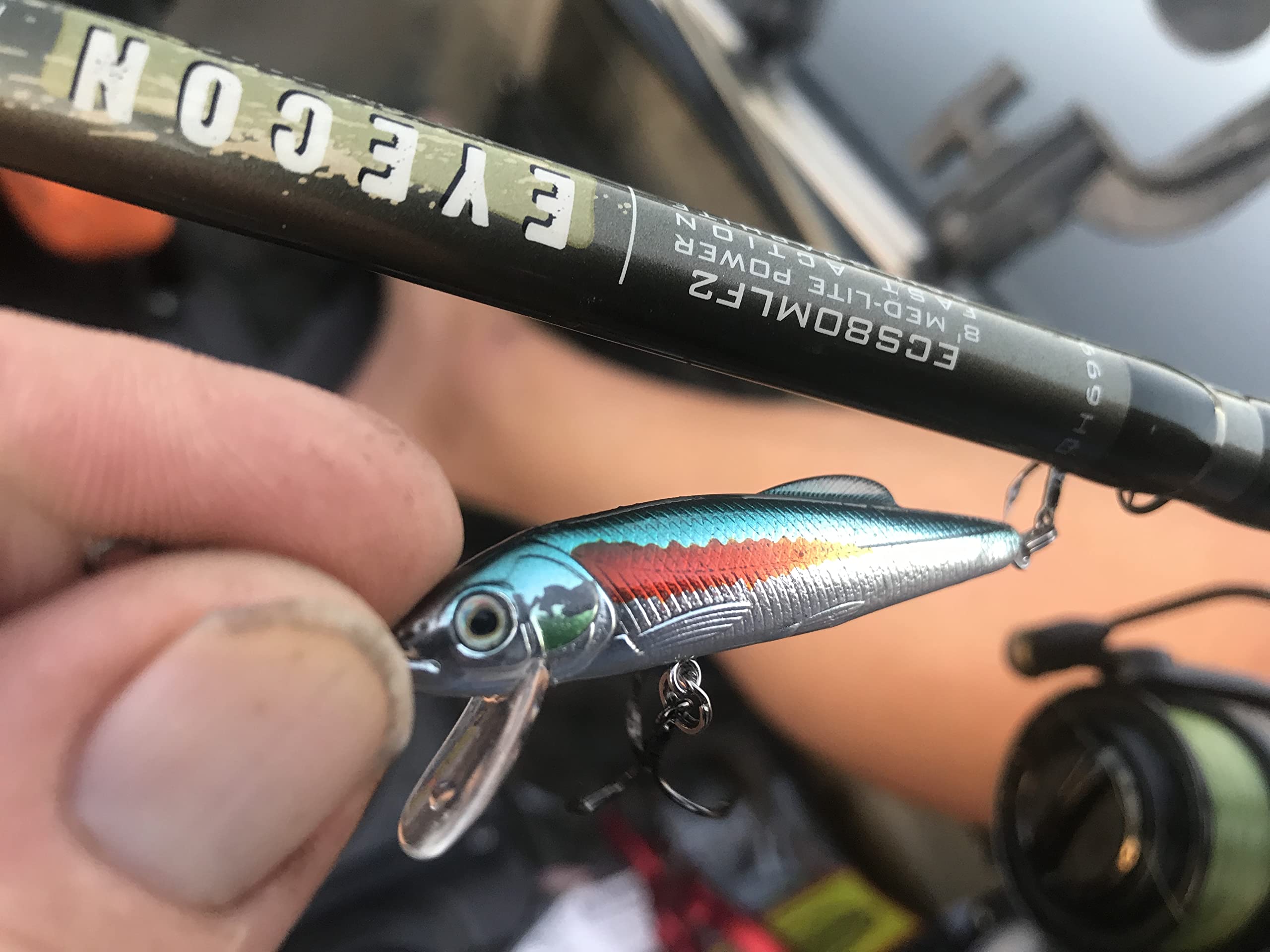 St. Croix Eyecon Spinning Rod - High Performance, Lightweight & Versatile Fishing Rod for Freshwater & Saltwater Anglers | Perfect for Bass, Trout & Walleye Fishing