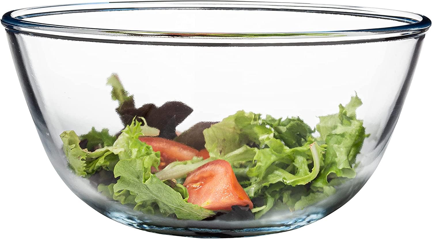Premium Borosilicate Glass Mixing Bowl Set - Microwave & Oven Safe (1650ml) - Heat Resistant Baking Bowl for Cooking, Mixing & Food Prep - Includes 1-Year Warranty - Ideal for Home Kitchens & Professional Bakeries
