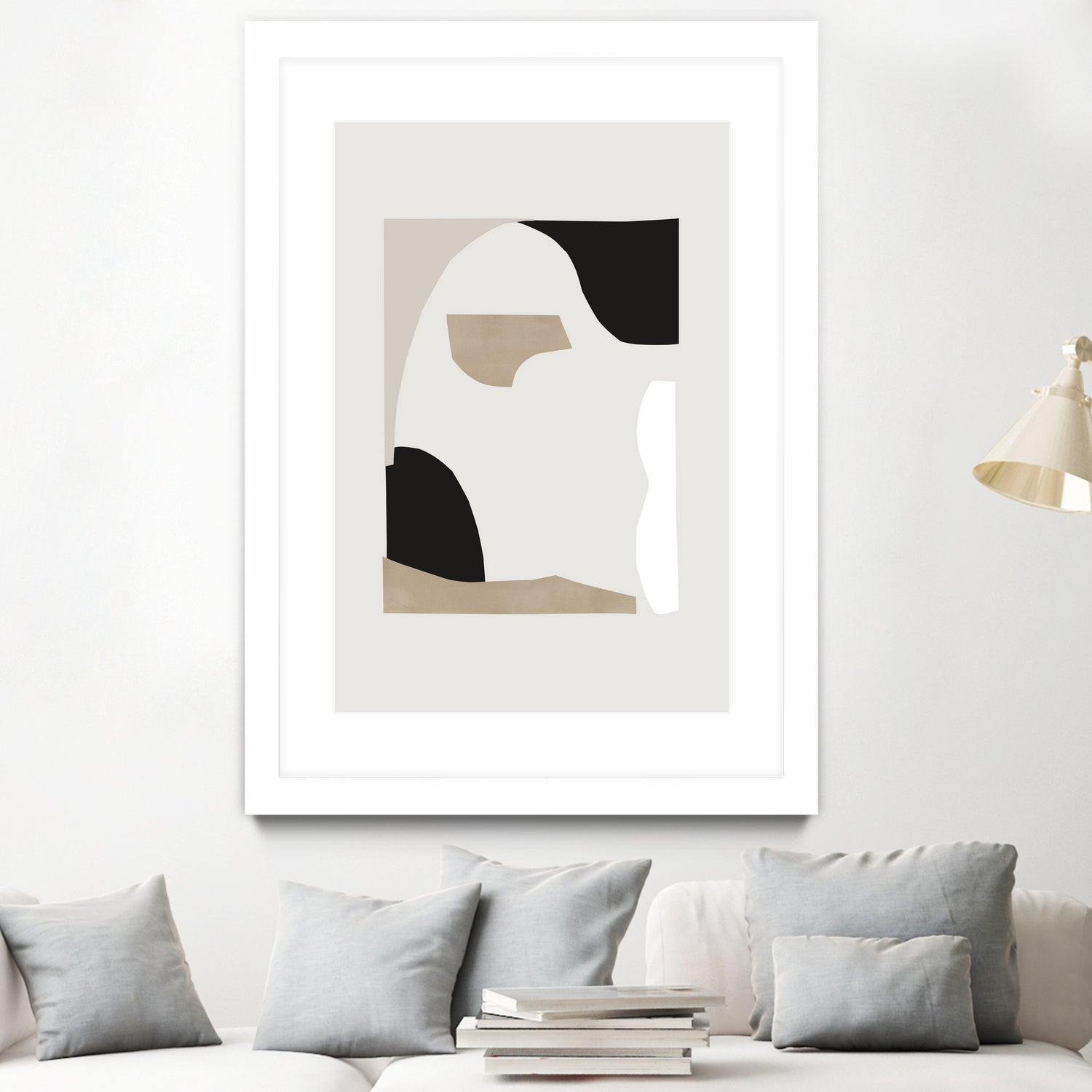 Abstract Shapes Wall Art - Modern Geometric Canvas Prints for Home & Office Decor | Perfect for Living Room, Bedroom, and Workspace