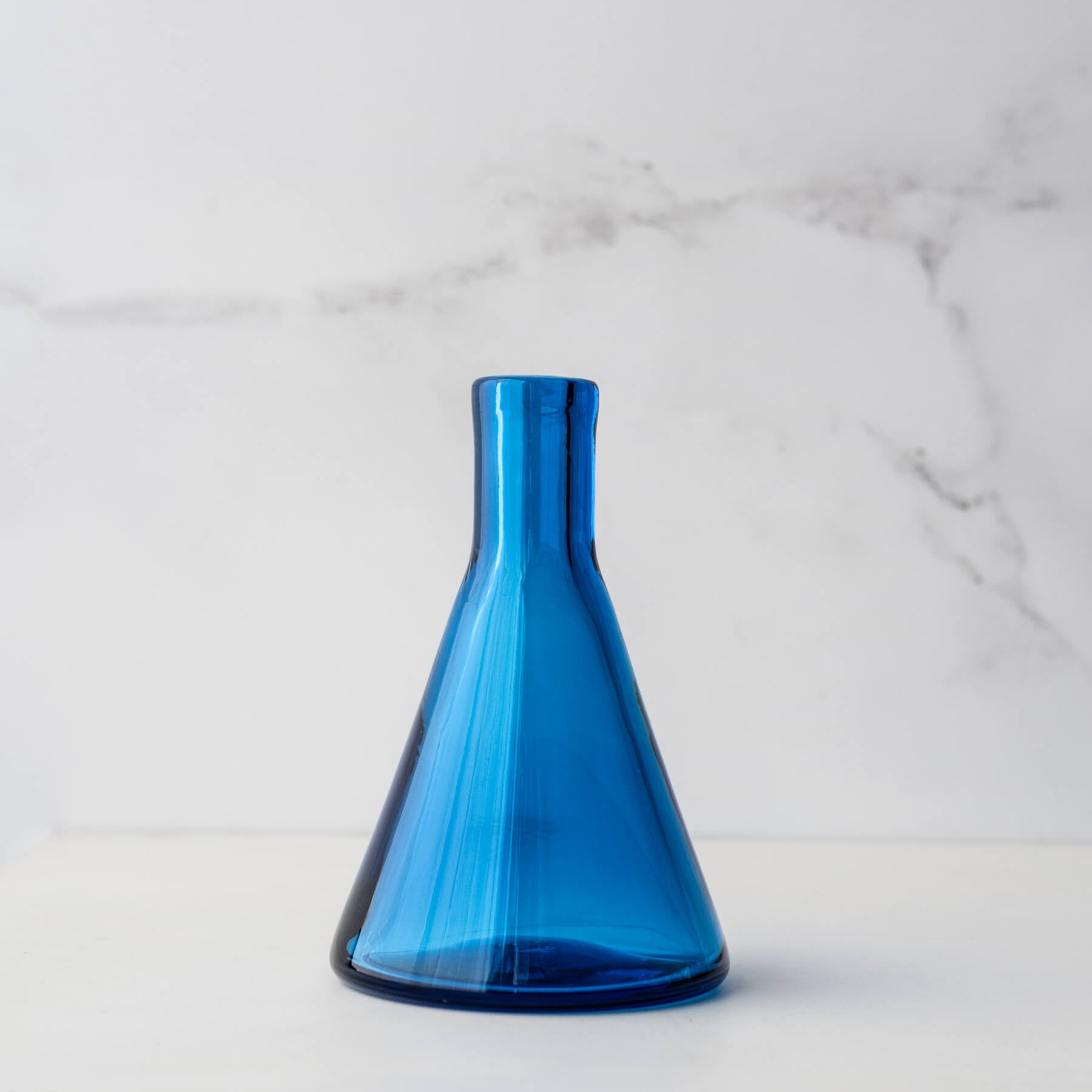 1223 Beaker Bud Vase - Turquoise Glass Flower Vase for Home Decor, Wedding Centerpieces & Tabletop Arrangements