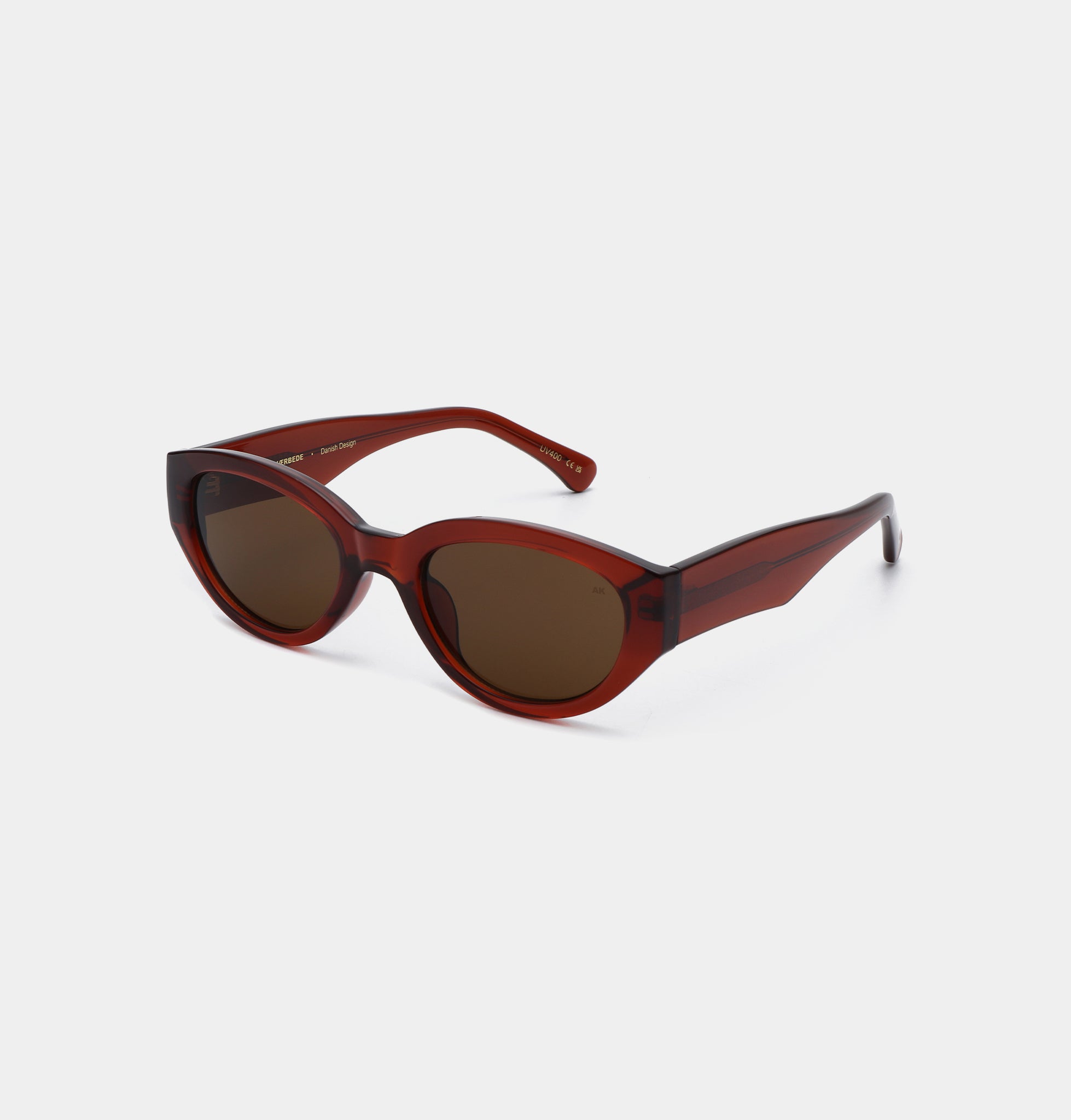 A. Kjaerbede Brown Winnie Sunglasses - Stylish UV Protection for Women - Perfect for Outdoor Activities, Beach & Driving