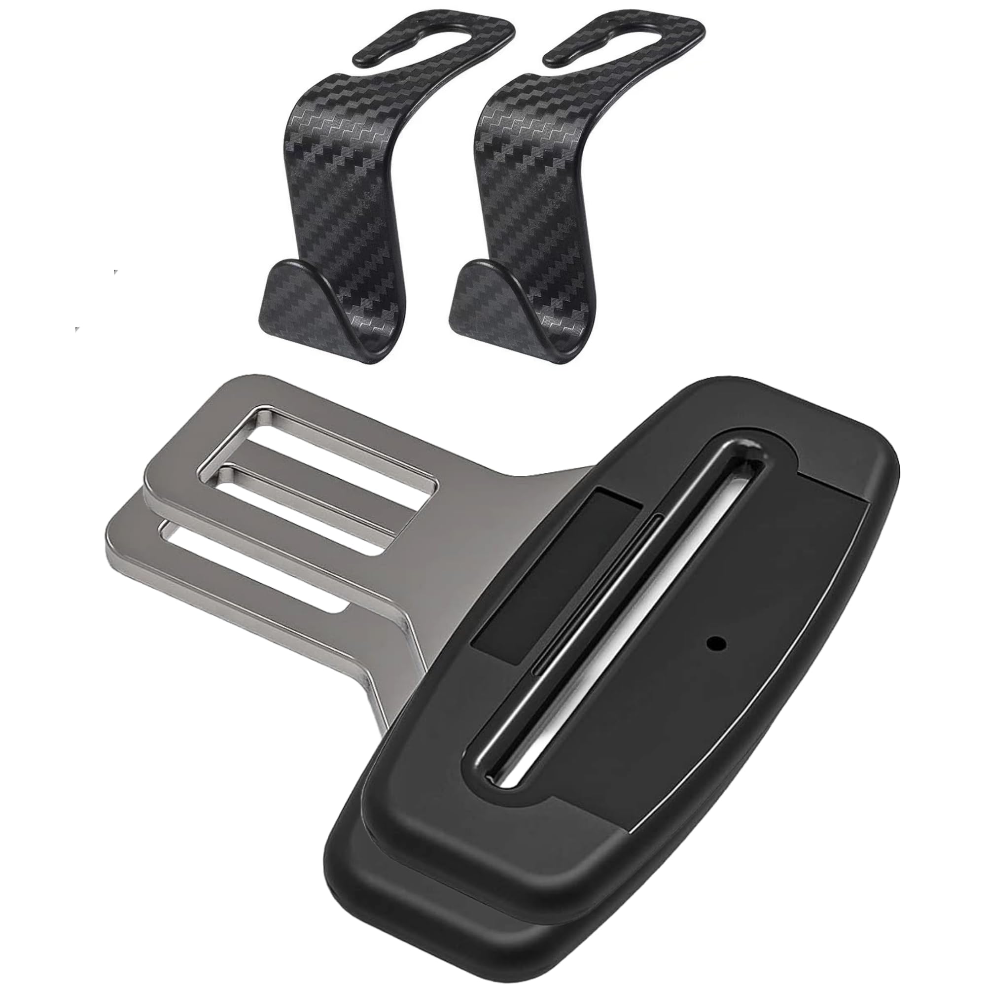 Universal Car Seat Headrest Hooks (4-Pack) - Durable Multi-Purpose Organizer for Vehicles, Perfect Gift for Drivers, Pet Owners & Travelers - Ideal for Road Trips, Grocery Bags & Dog Leashes