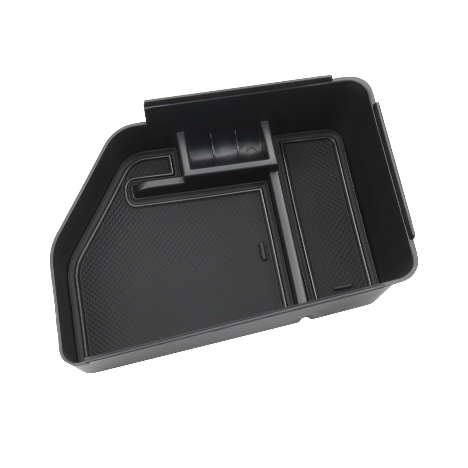 2022-2024 Kia EV6 Center Console Organizer - Premium Armrest Storage Tray with Sunglasses Holder | Car Interior Accessories for EV6 Models | Perfect for Road Trips & Daily Commuting (Black)