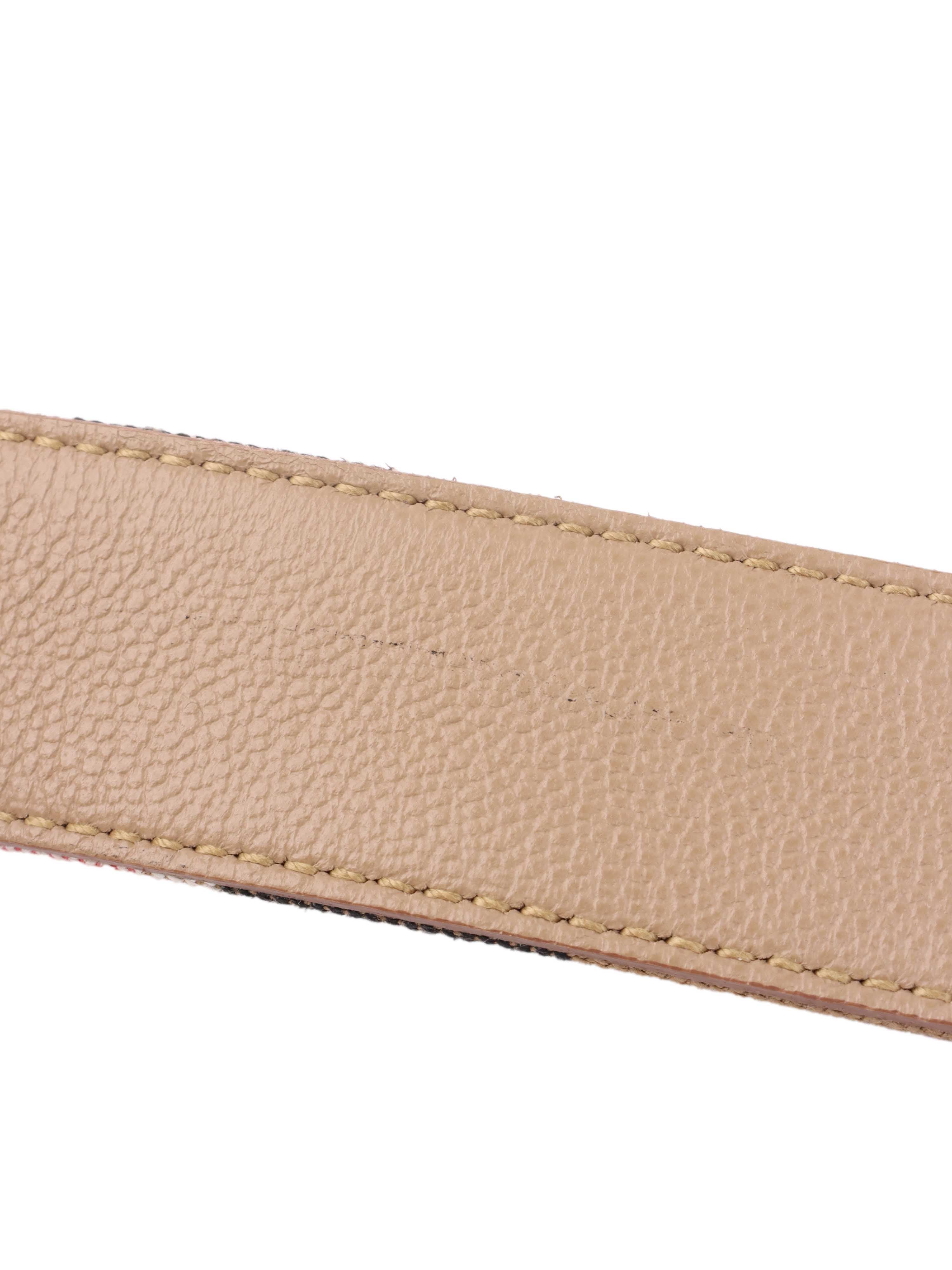 Burberry Signature Check Reversible Belt for Men & Women - Classic Plaid Design, Adjustable Leather Strap - Perfect for Casual, Office & Formal Outfits