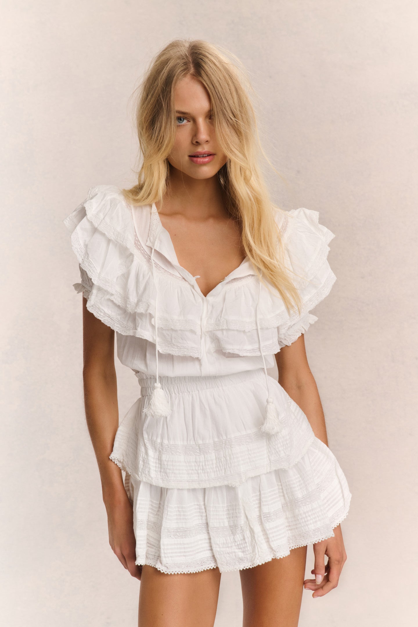 Liv Cotton Ruffled Heritage Dress - Vintage-Inspired Floral Summer Dress for Women | Perfect for Casual Outings, Picnics & Garden Parties