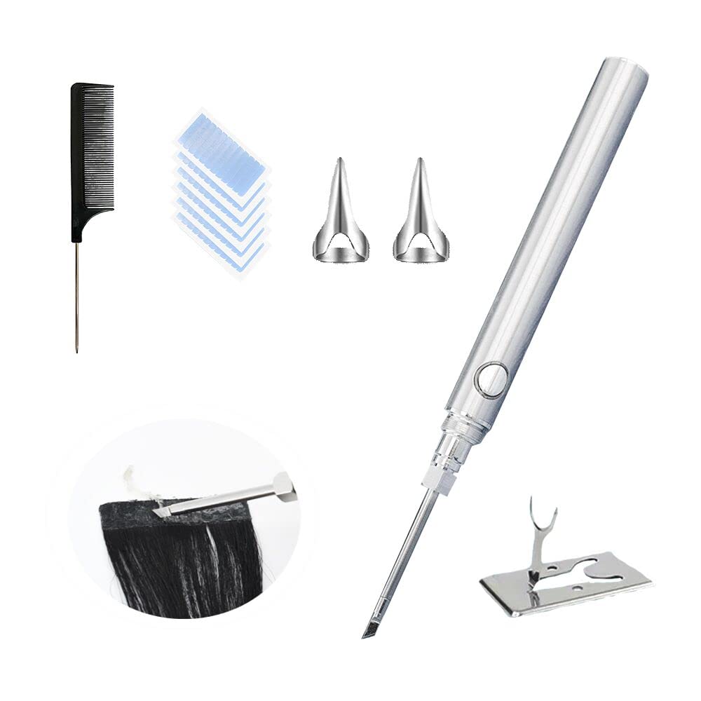 Electric Heated Tape-In Hair Extension Remover Tool - Fast & Gentle Adhesive Remover for Tape-In Extensions | Perfect for Salon Professionals & At-Home Hair Care