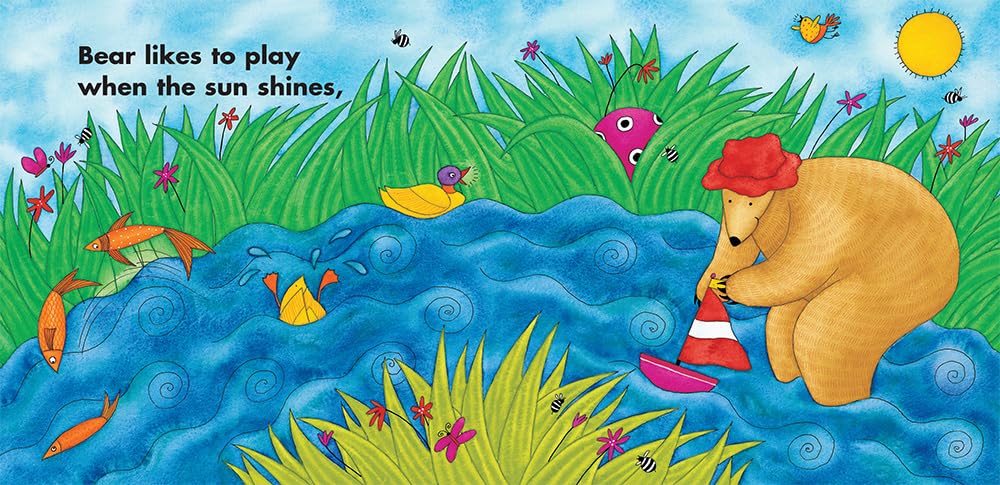 Barefoot Books Bear in Sunshine - Children's Storybook for Early Learning & Bedtime Reading - Perfect for Preschoolers & Toddlers