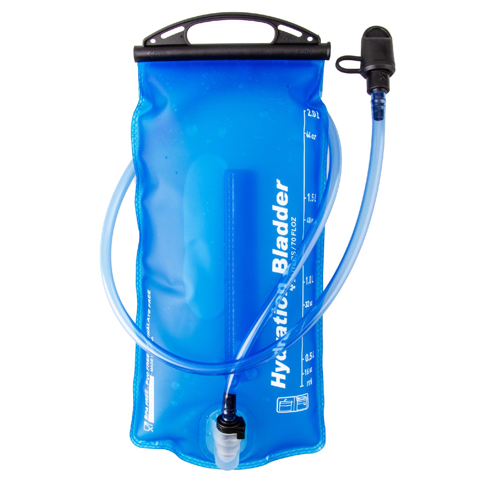 JEELAD Collapsible Water Bottle - 1L TPU Hydration Bladder, Leak-Proof Soft Folding Flask for Hiking, Running, Cycling & Camping | Ultra-Durable BPA-Free Water Storage | Perfect for Hydration Packs, Backpacks & Outdoor Adventures