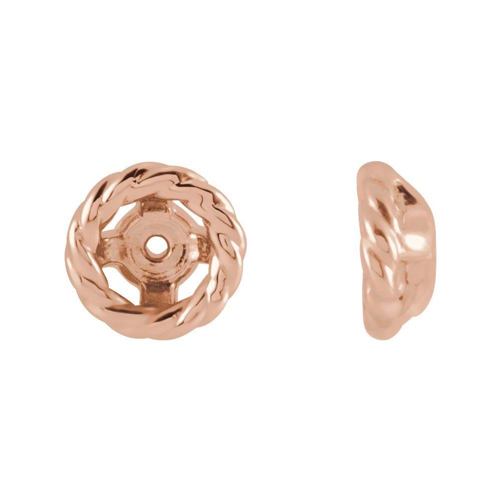 5.8mm Rope Earring Jackets - Dainty & Stylish Earring Enhancers for Women | Perfect for Parties, Weddings & Everyday Wear
