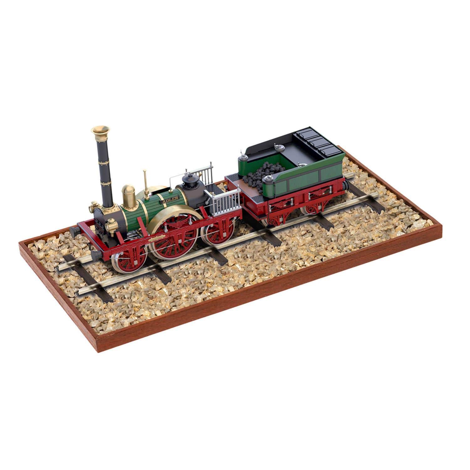 54001 Adler Locomotive 1:24 Scale Model Kit - Premium German Steam Train Building Set for Collectors & Hobbyists | Perfect for Display, Gifts & Railway Enthusiasts