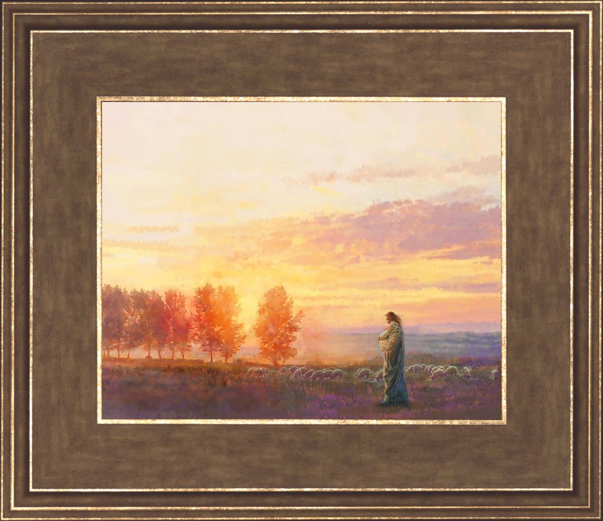 Eventide By Yongsung Kim - Premium Christian Wall Art for Home & Church Decor | Inspirational Bible Verse Canvas Painting | Perfect for Living Room, Bedroom & Worship Spaces