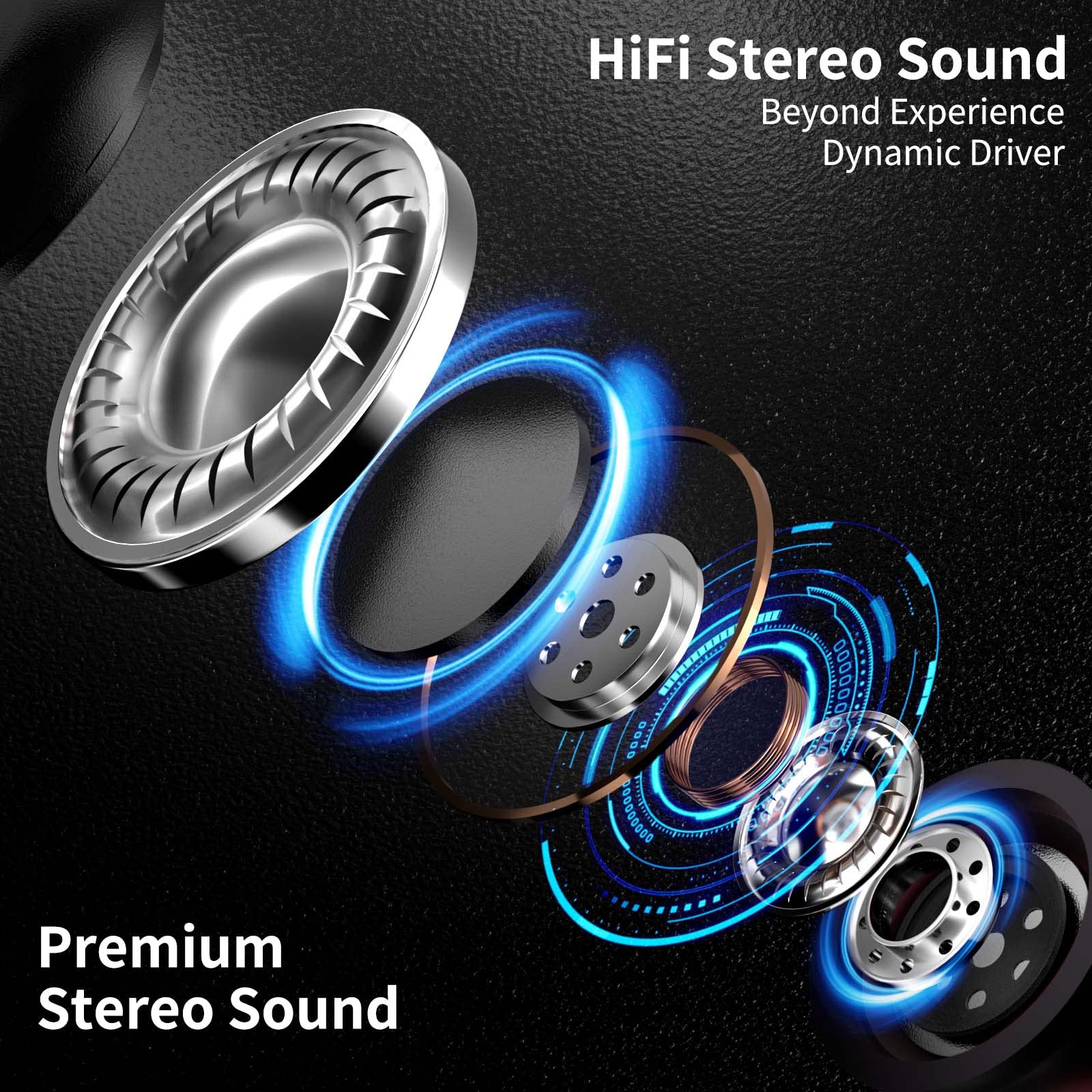 Magnetic Wired Earbuds with 3.5mm Jack - Noise Cancelling In-Ear Headphones for Chromebook, Laptop, PC, Samsung Galaxy A25/A15 5G & Kindle Fire HD 10/8/7 Plus - Perfect for Work, Study, Gaming and Travel