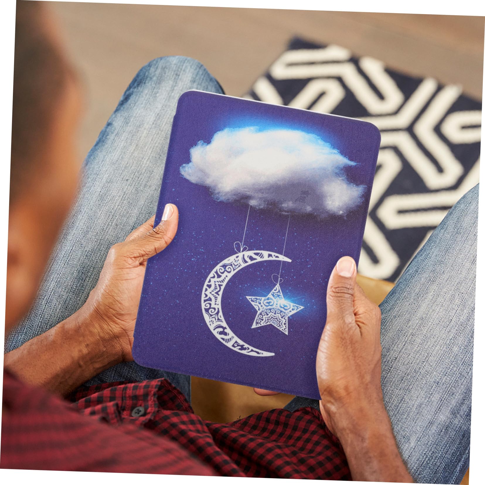 Veemoon E-Book Cover for Kindle 4 2018 - Custom Fit Auto Wake/Sleep Function, Thin & Sturdy Protective Case - Perfect for Reading, Travel, and Daily Use